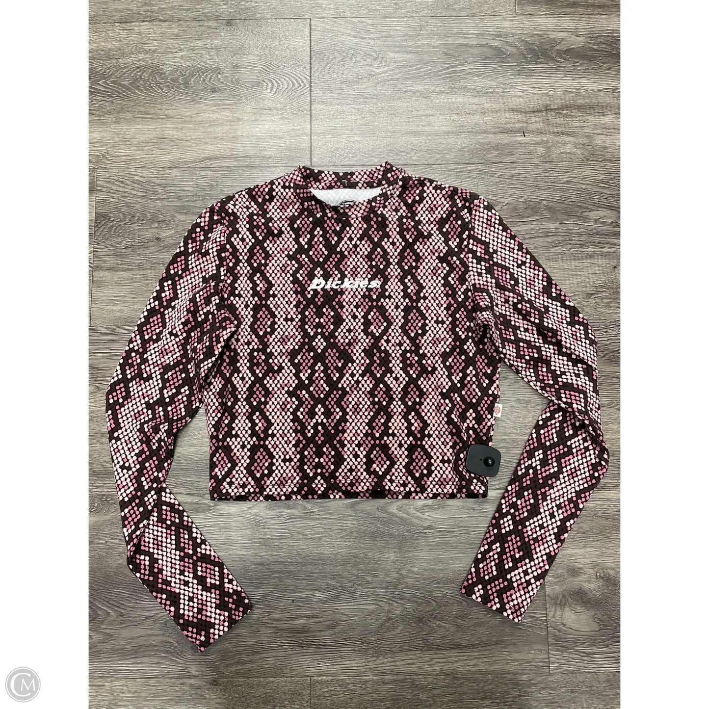 Top Long Sleeve By Dickies In Multi-colored, Size: M