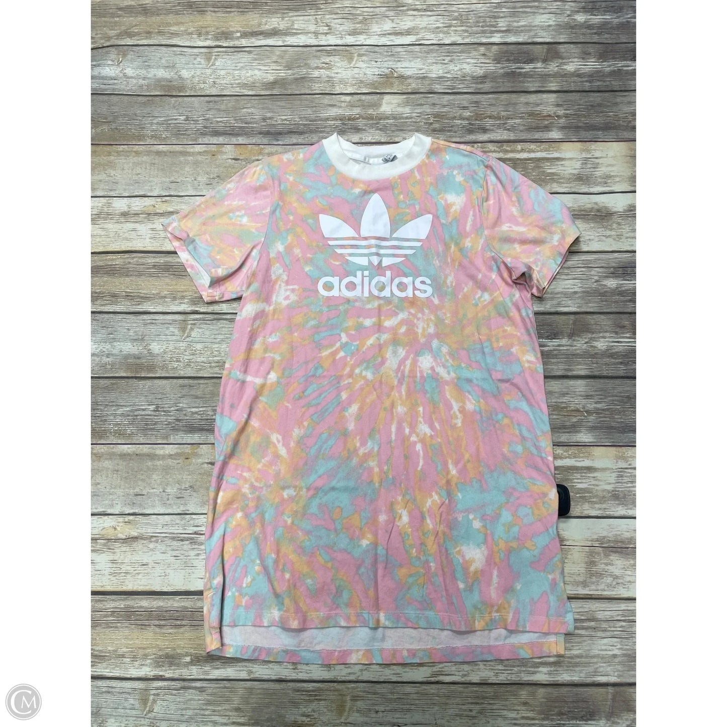 Dress Casual Short By Adidas In Tie Dye Print, Size: L