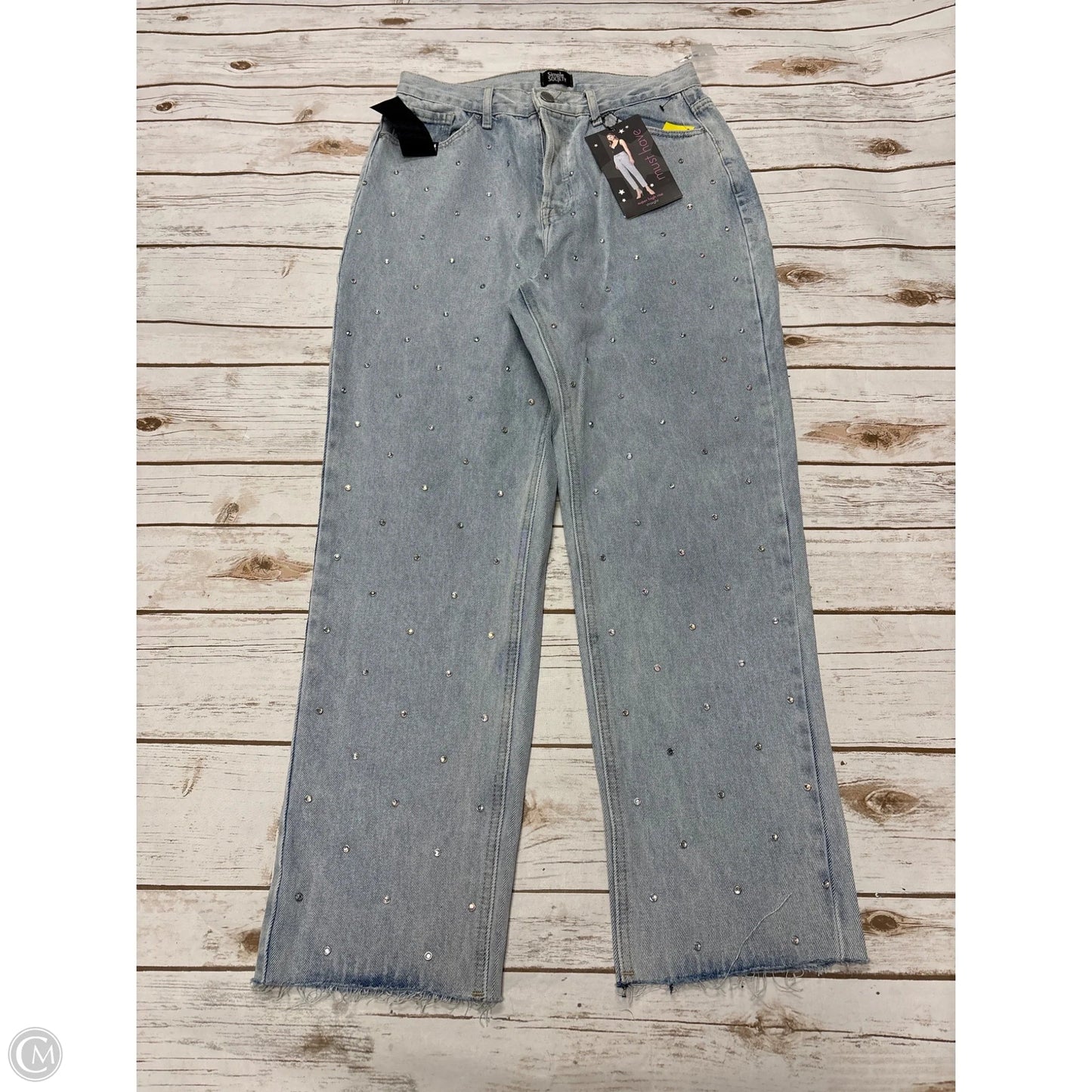 Jeans Straight By Cme In Blue Denim, Size: 8