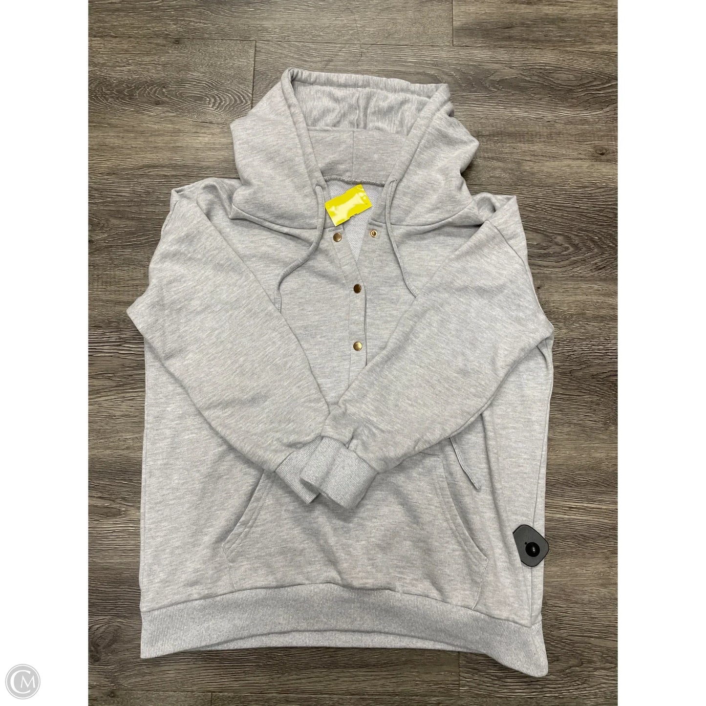 Sweatshirt Hoodie By Cmf In Grey, Size: L