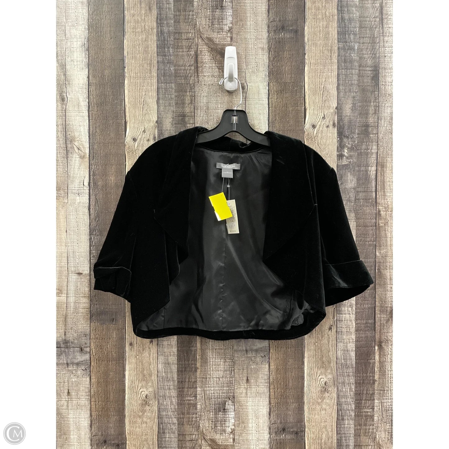 Blazer By Ann Taylor In Black, Size: L