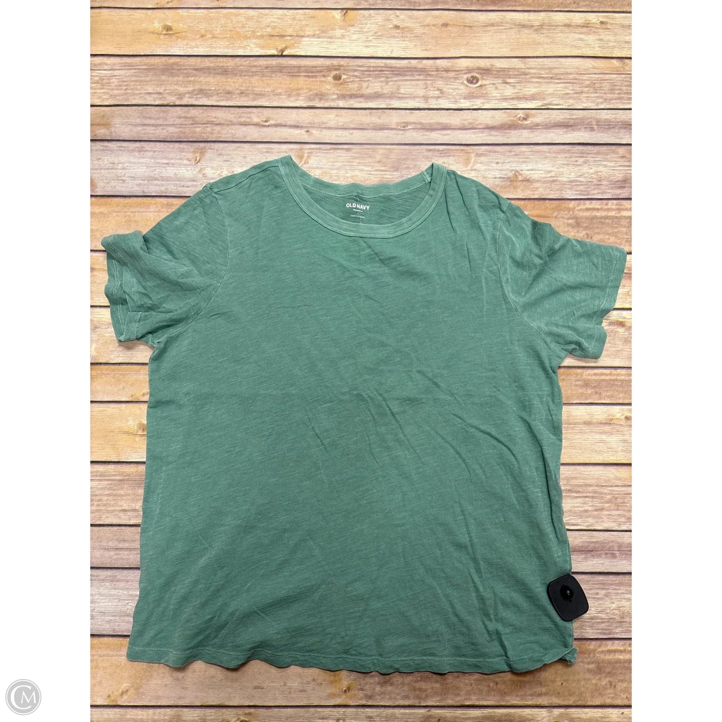 Top Short Sleeve Basic By Old Navy In Green, Size: L