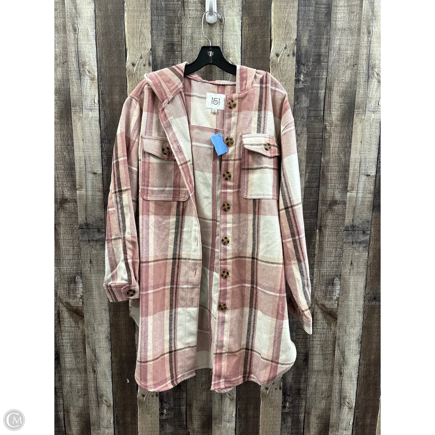 Jacket Shirt By Cme In Plaid Pattern, Size: 1x