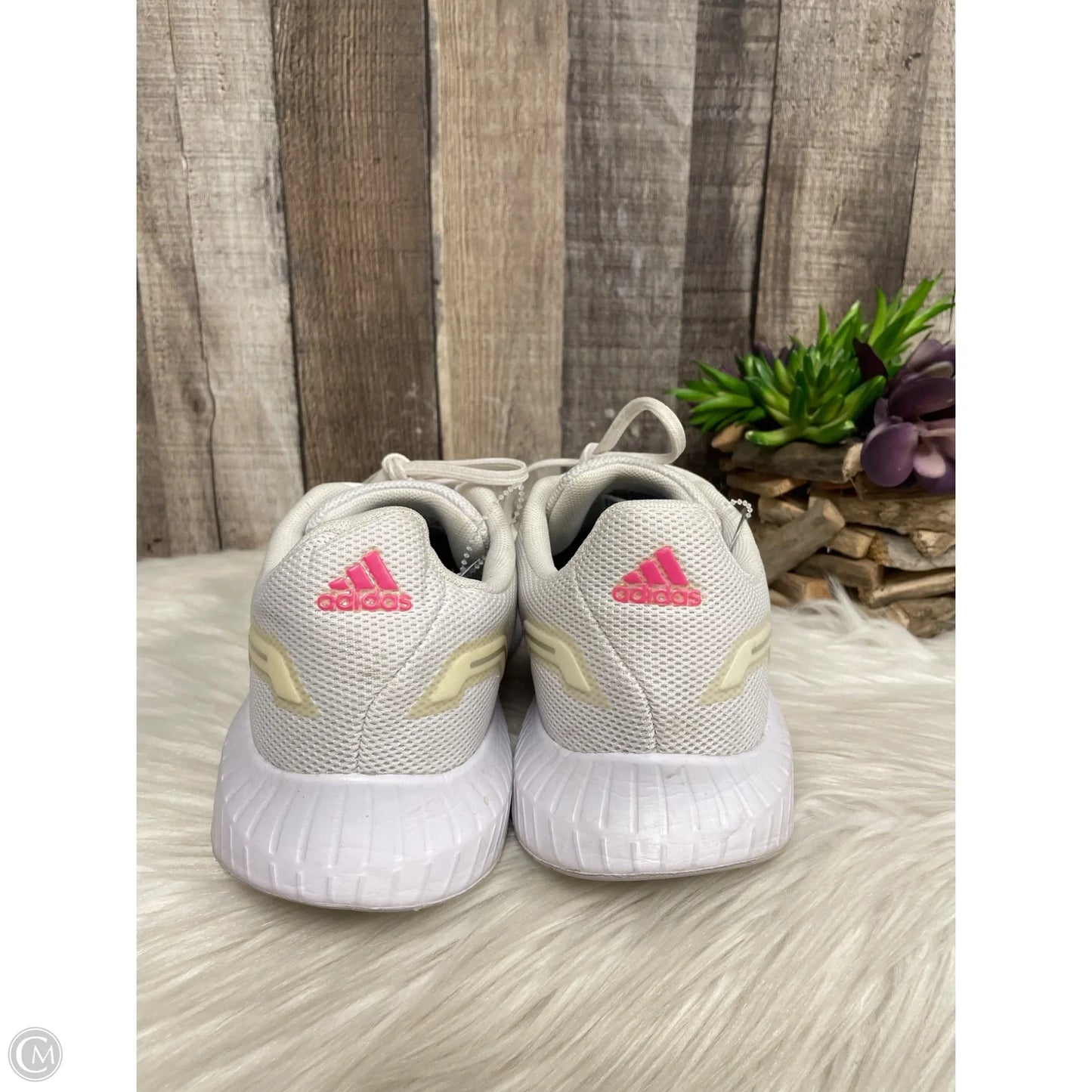 Shoes Athletic By Adidas In White, Size: 9