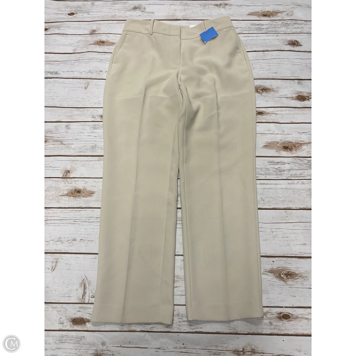 Pants Suit 2pc By Ann Taylor In Cream, Size: 4p