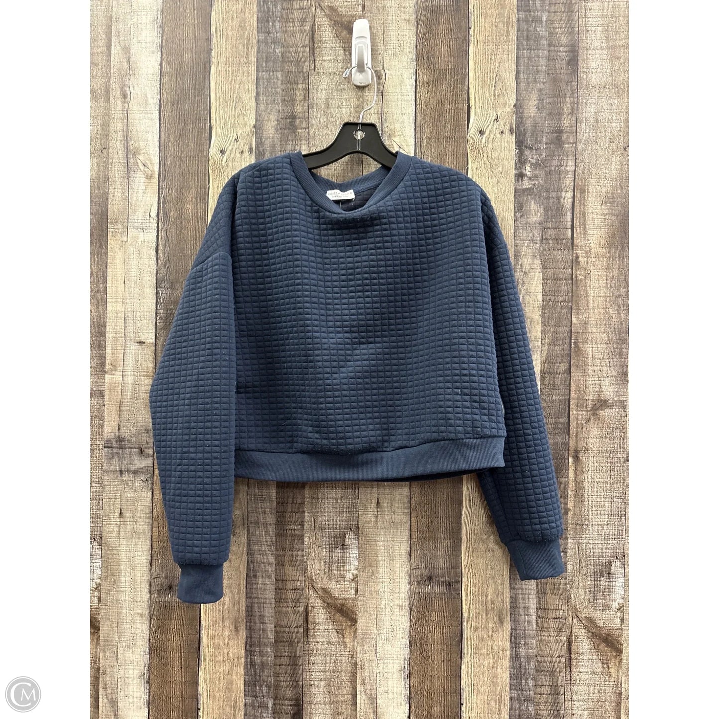 Sweatshirt Crewneck By Paper Crane In Navy, Size: L