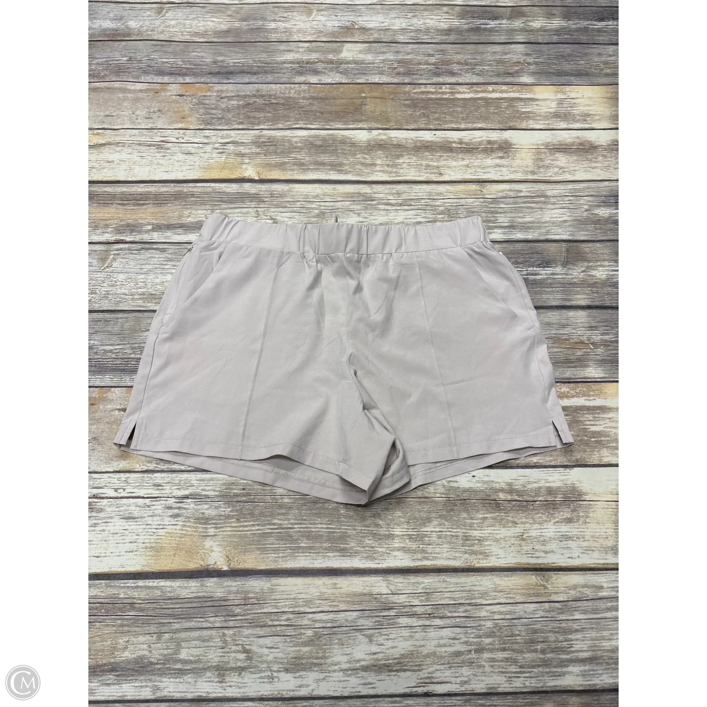 Athletic Shorts By Reebok In Tan, Size: M