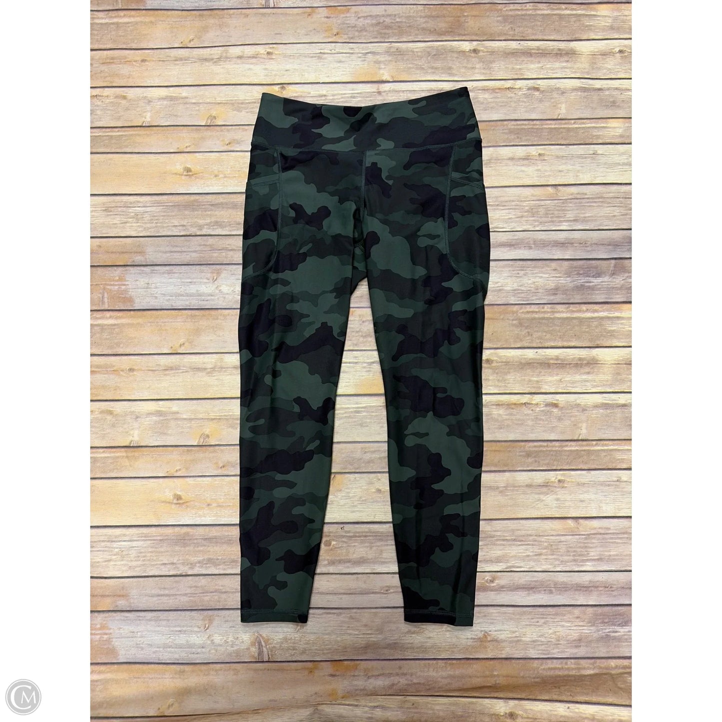 Athletic Leggings By Old Navy In Camouflage Print, Size: L