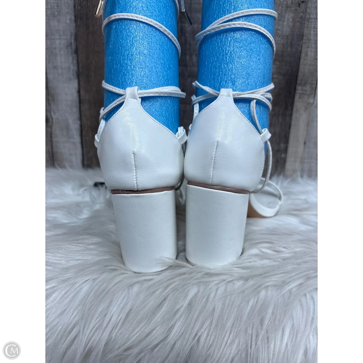Shoes Heels Block By Lulus In White, Size: 8