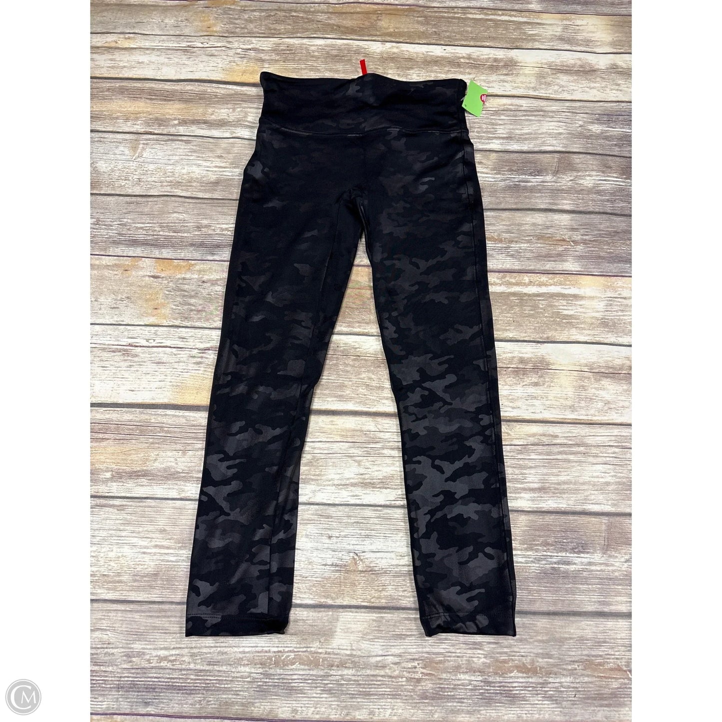 Athletic Leggings By Spanx In Camouflage Print, Size: M