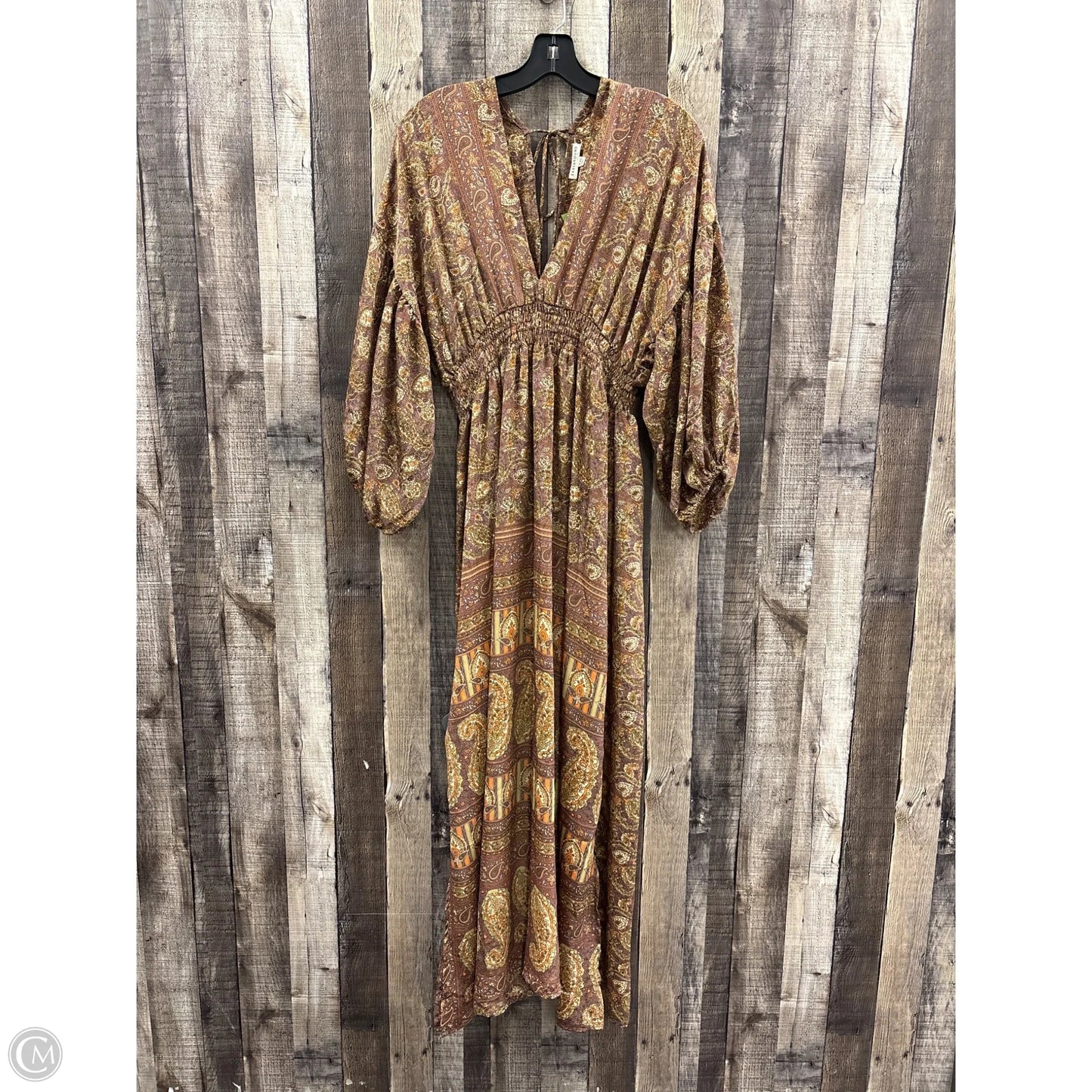 Dress Casual Maxi By Earthbound In Paisley Print, Size: Xxl