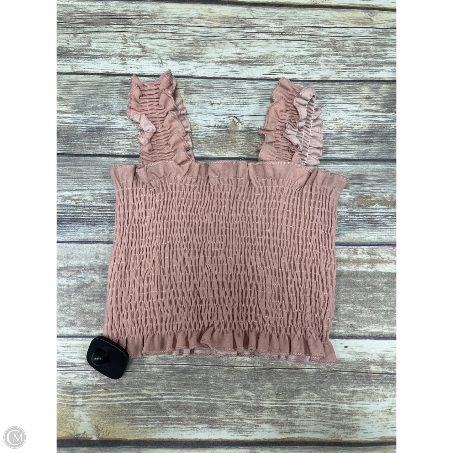 Top Sleeveless By Shein In Pink, Size: M