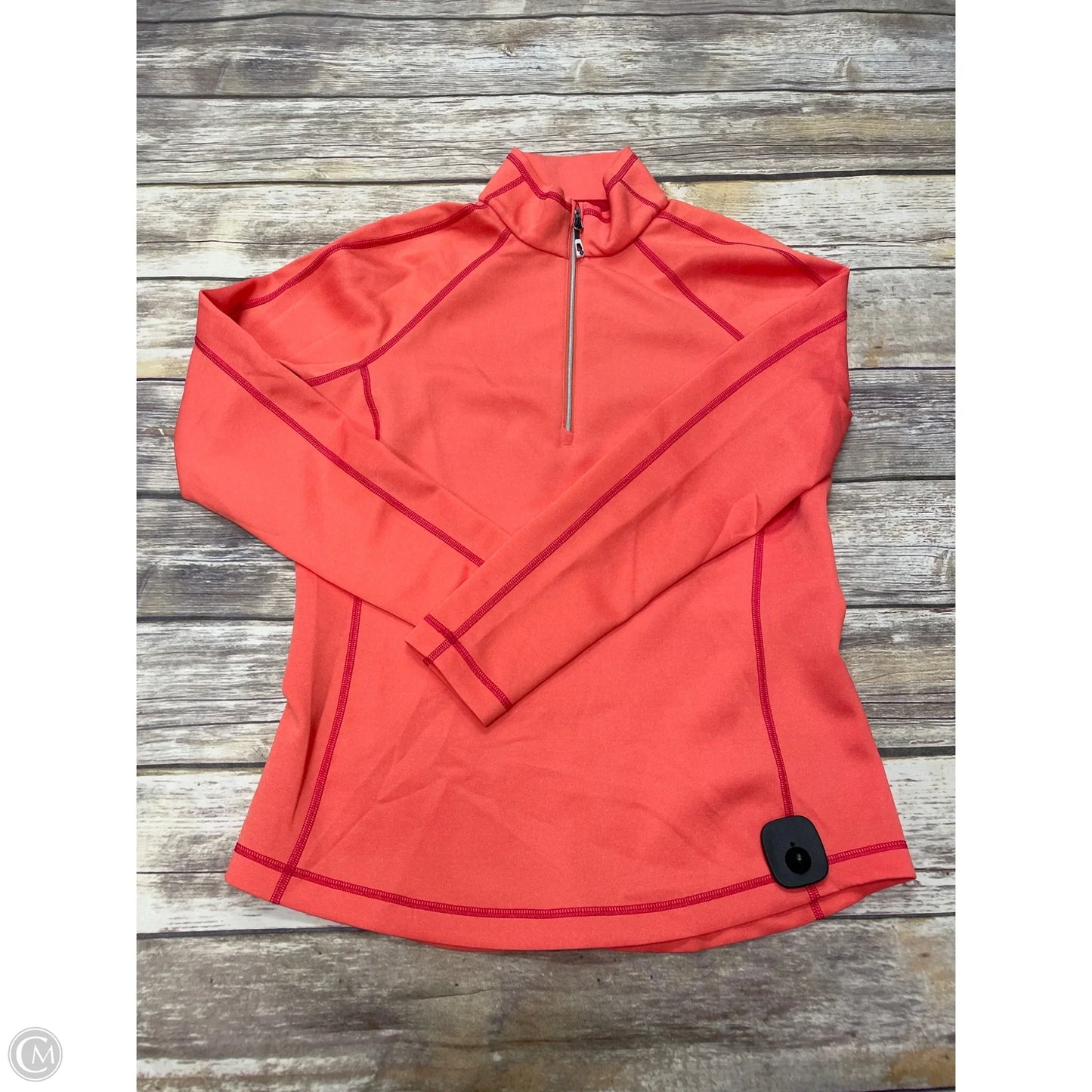 Athletic Jacket By Cme In Orange, Size: M