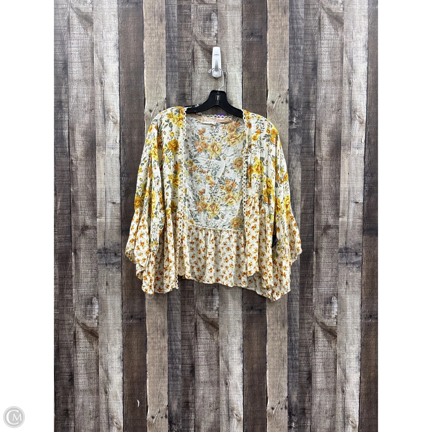 Cardigan By Altard State In Floral Print, Size: S