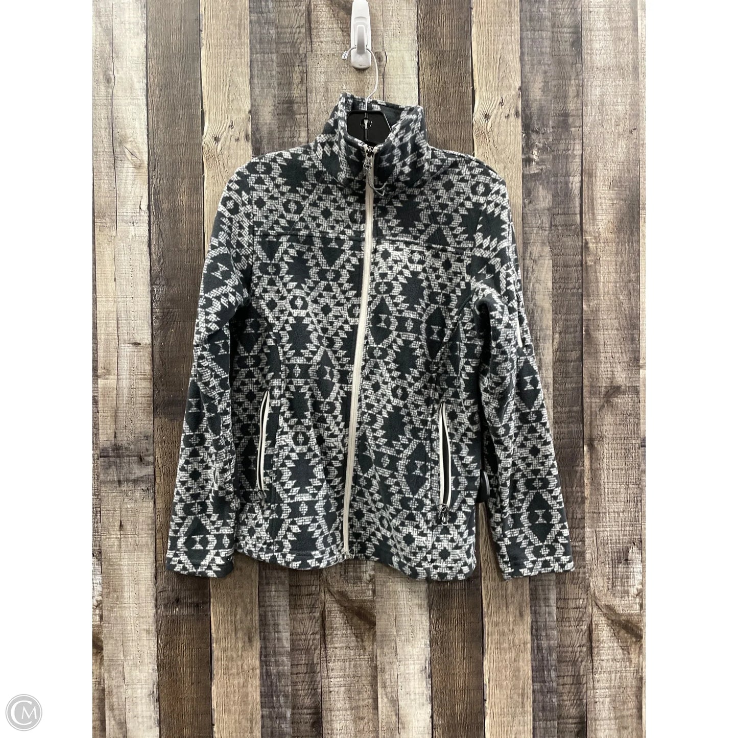 Jacket Fleece By Columbia In Grey, Size: S