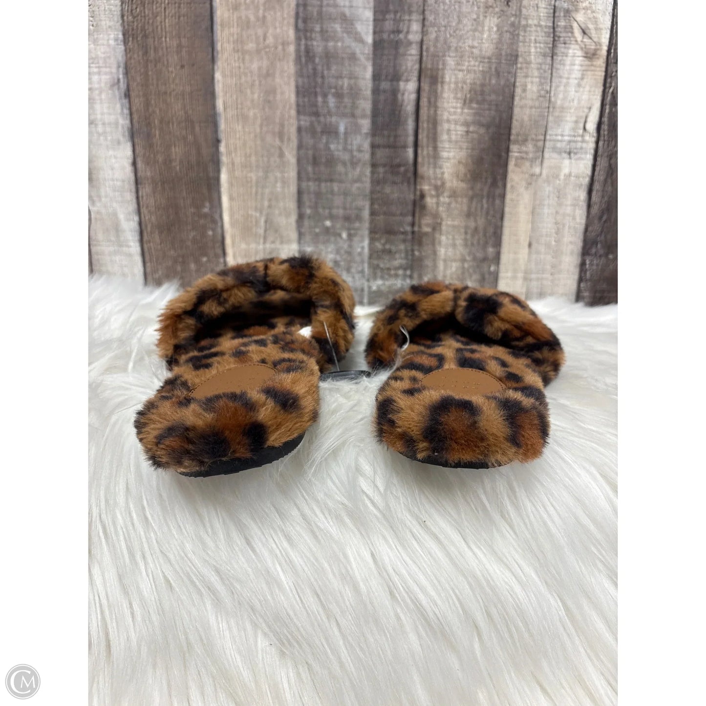 Slippers By A New Day In Animal Print, Size: 8