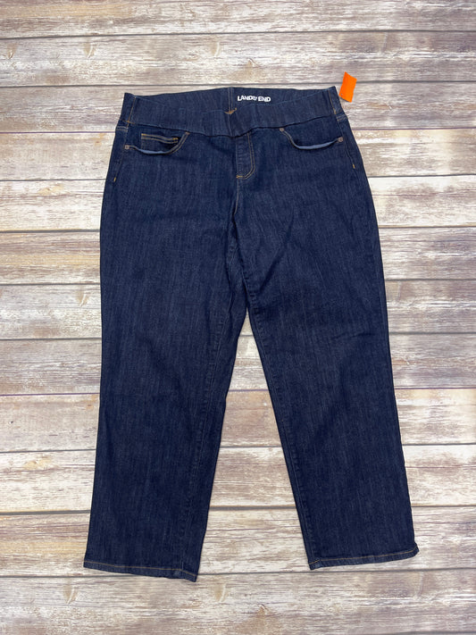 Jeans Straight By Lands End  Size: 20