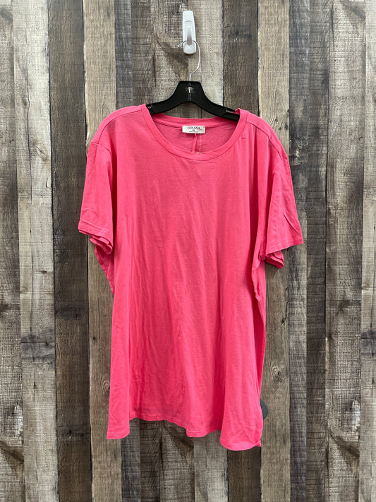 Top Short Sleeve Basic By Zenana Outfitters  Size: 2x