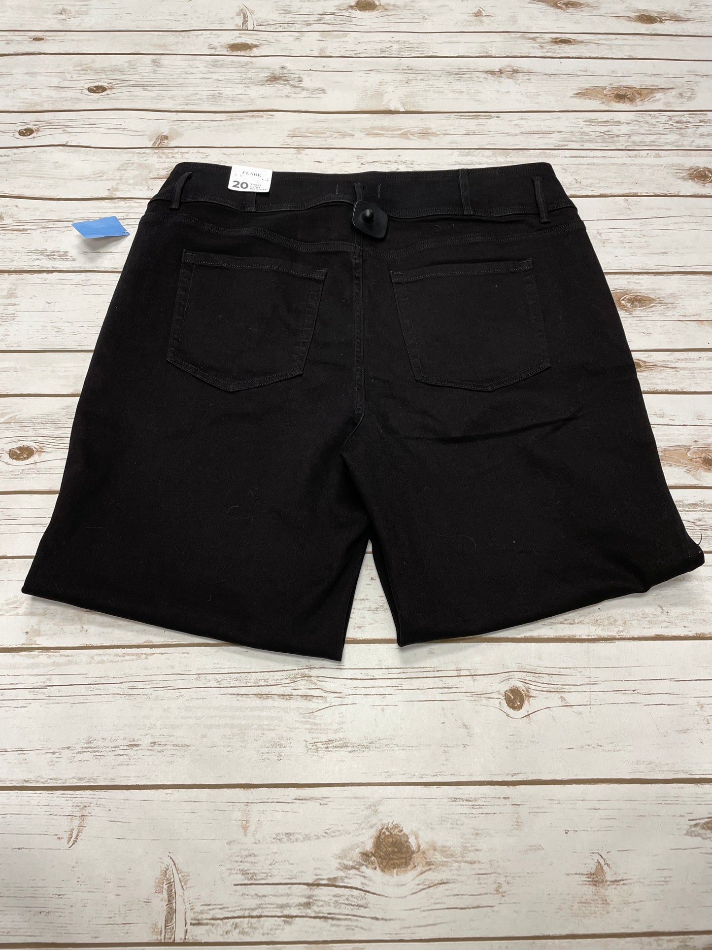 Jeans Flared By Lane Bryant In Black Denim, Size: 20