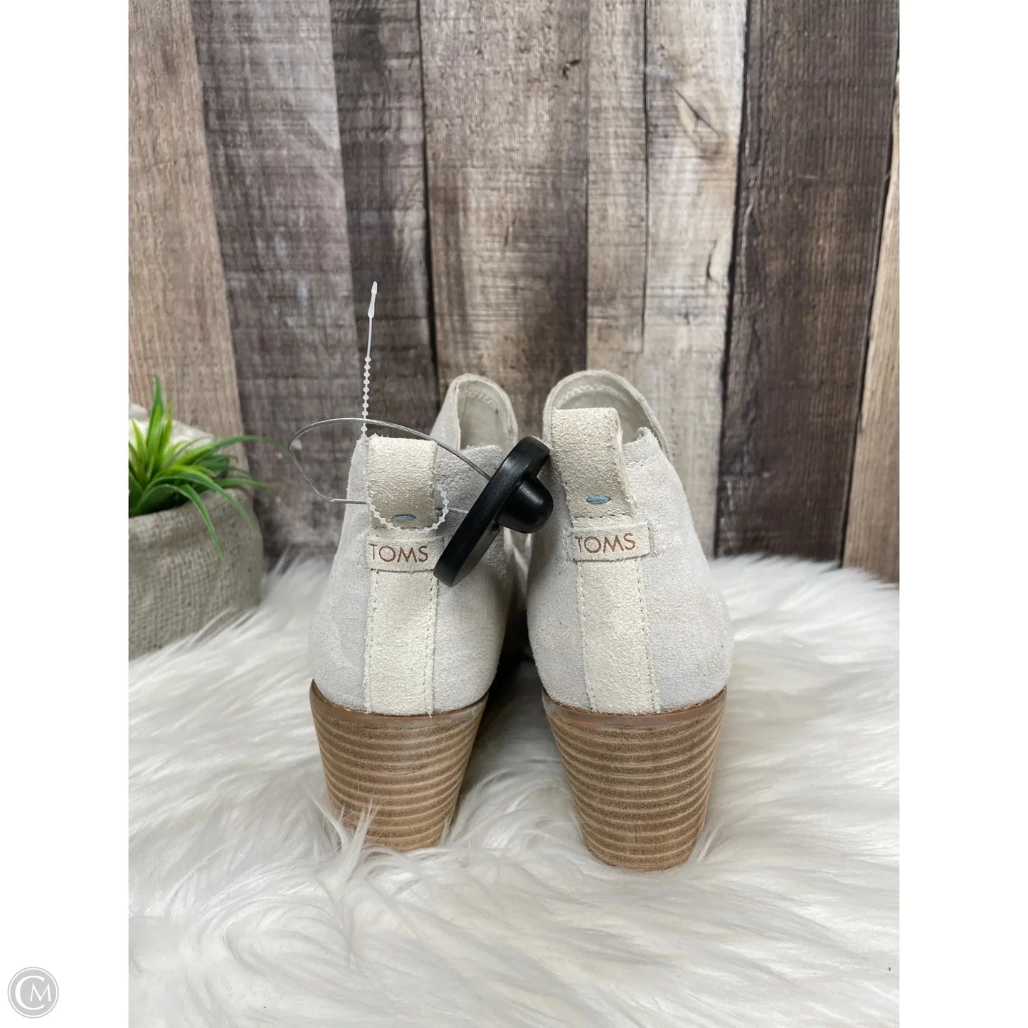 Boots Ankle Heels By Toms In Beige, Size: 8.5