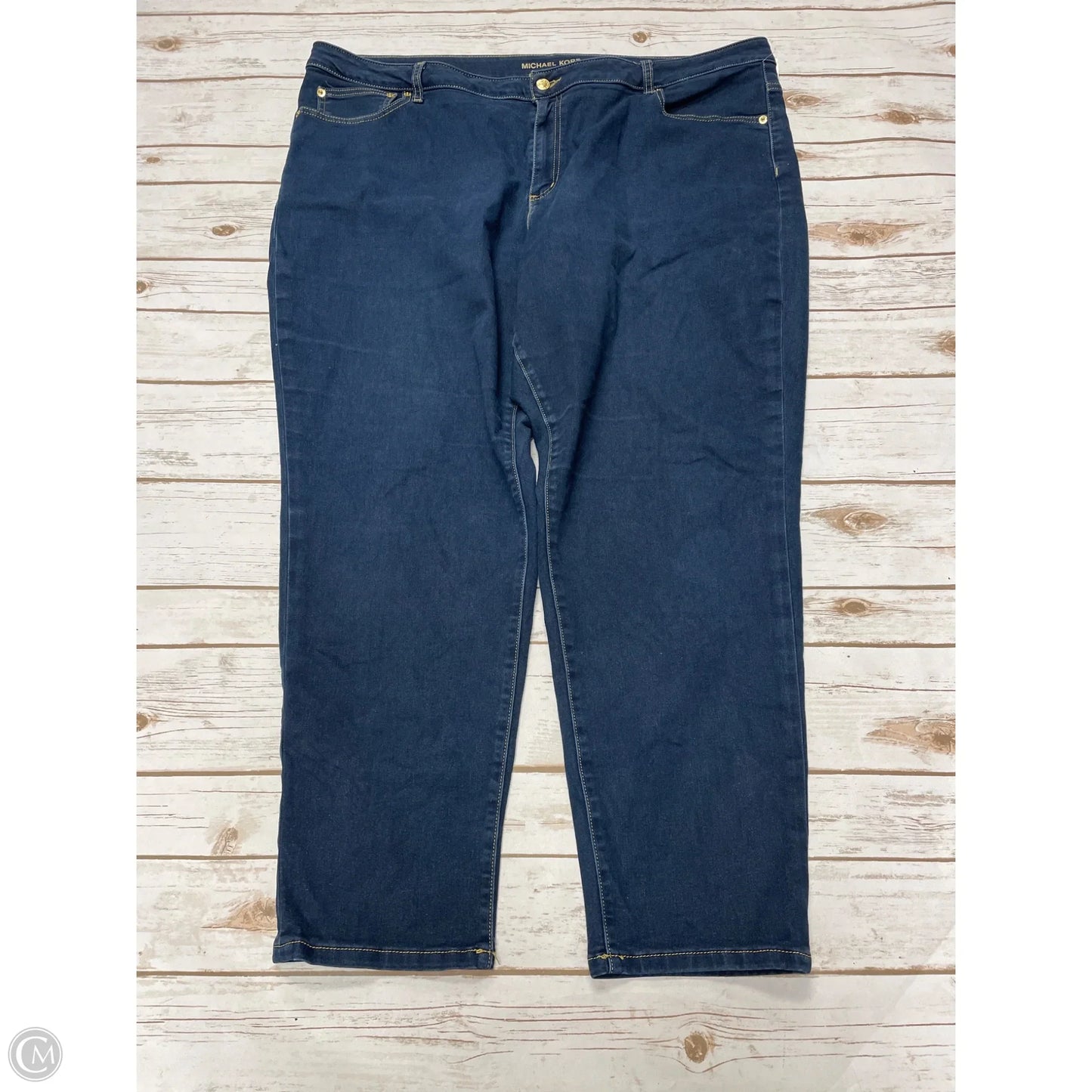 Jeans Designer By Michael Kors In Blue Denim, Size: 24