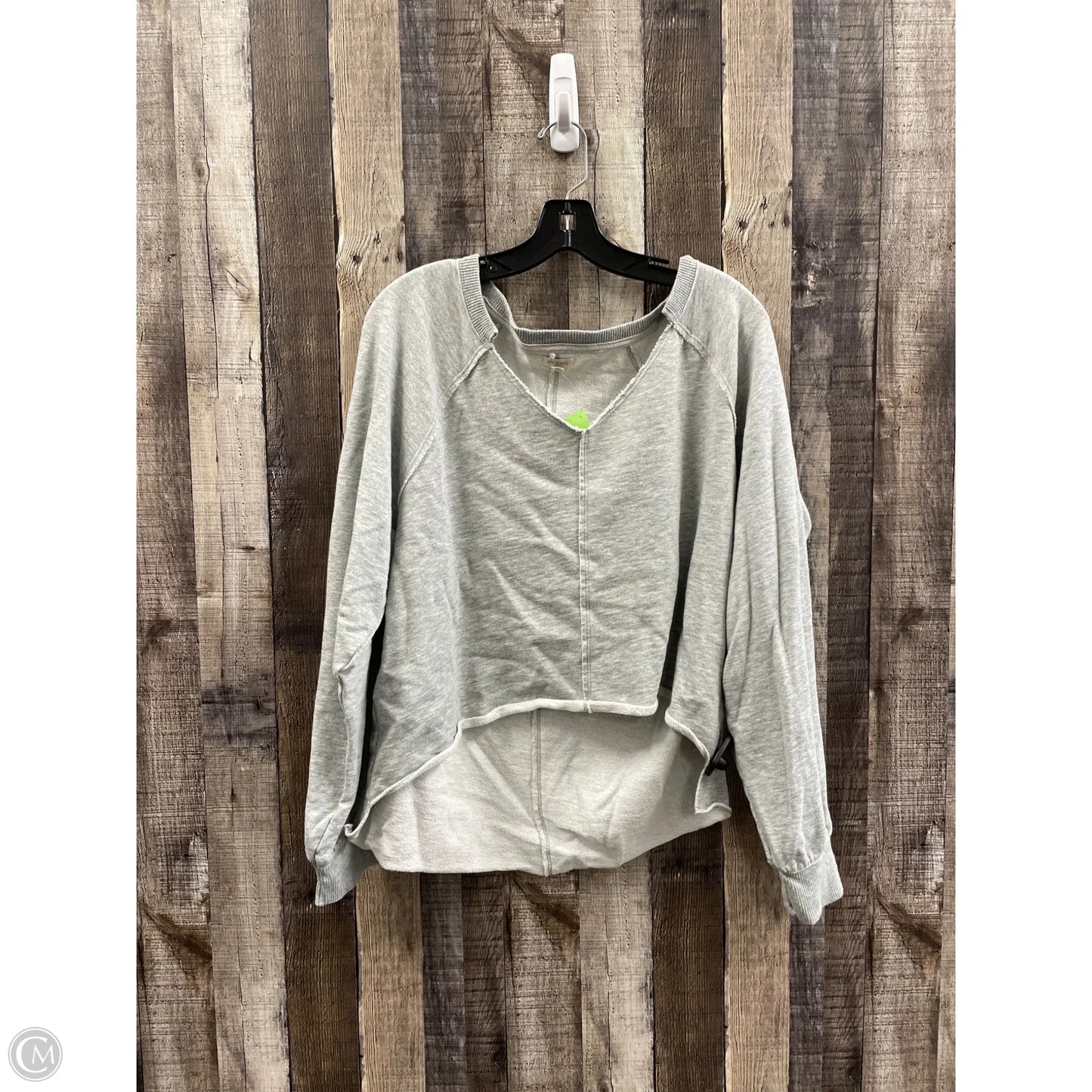 Sweatshirt Crewneck By Pilcro In Grey, Size: L