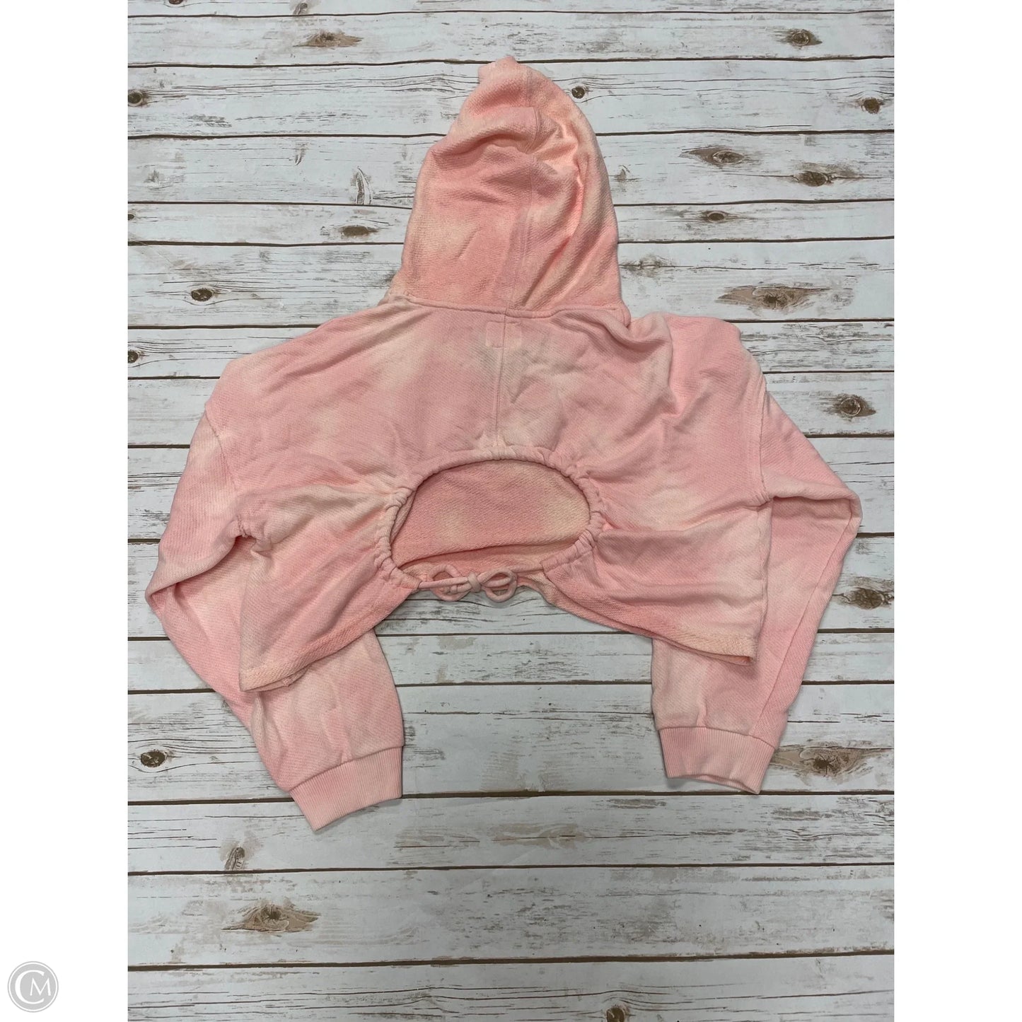 Sweatshirt Hoodie By American Eagle In Peach, Size: Xxl