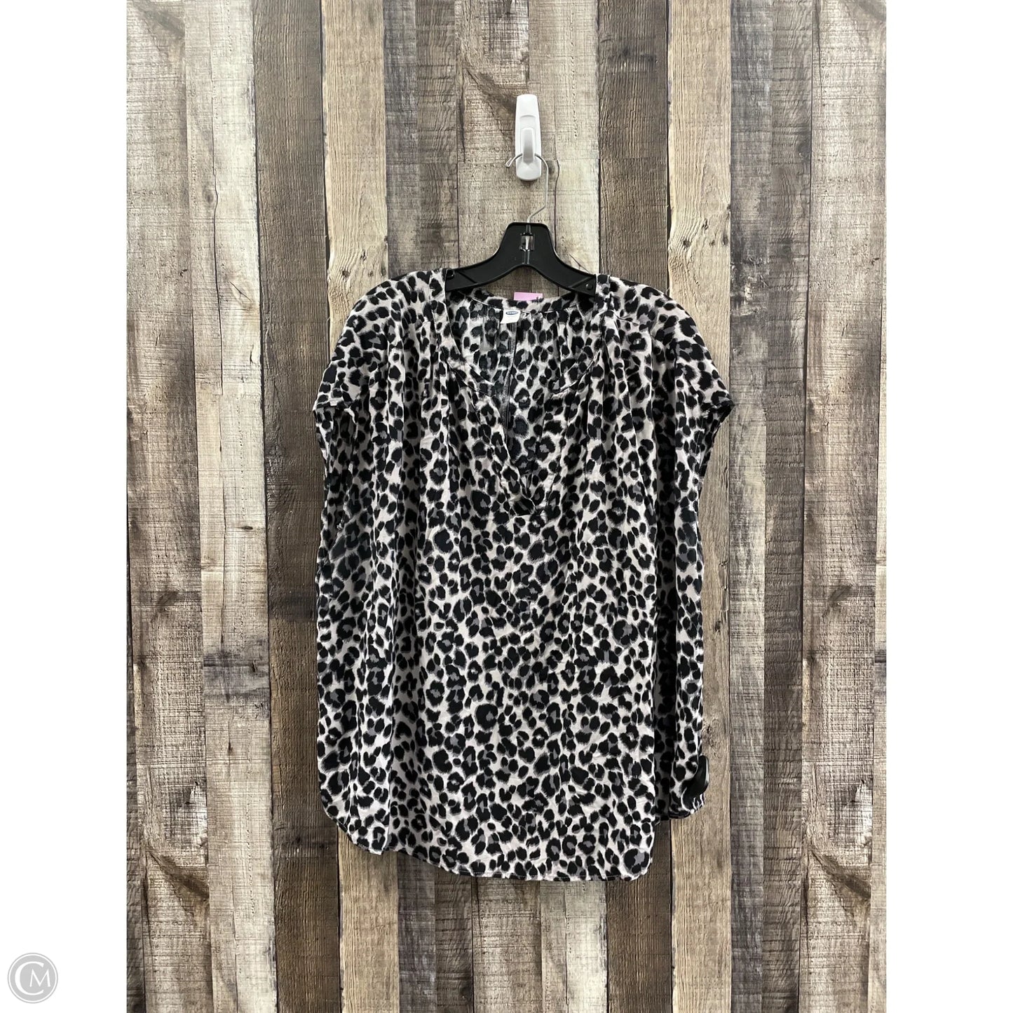 Top Sleeveless By Old Navy In Animal Print, Size: 2x