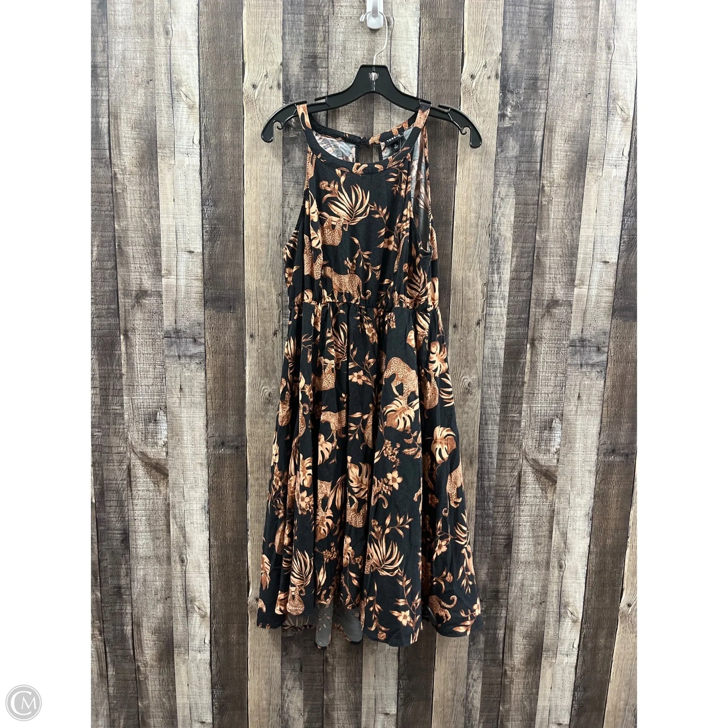 Dress Casual Midi By Torrid In Multi-colored, Size: L