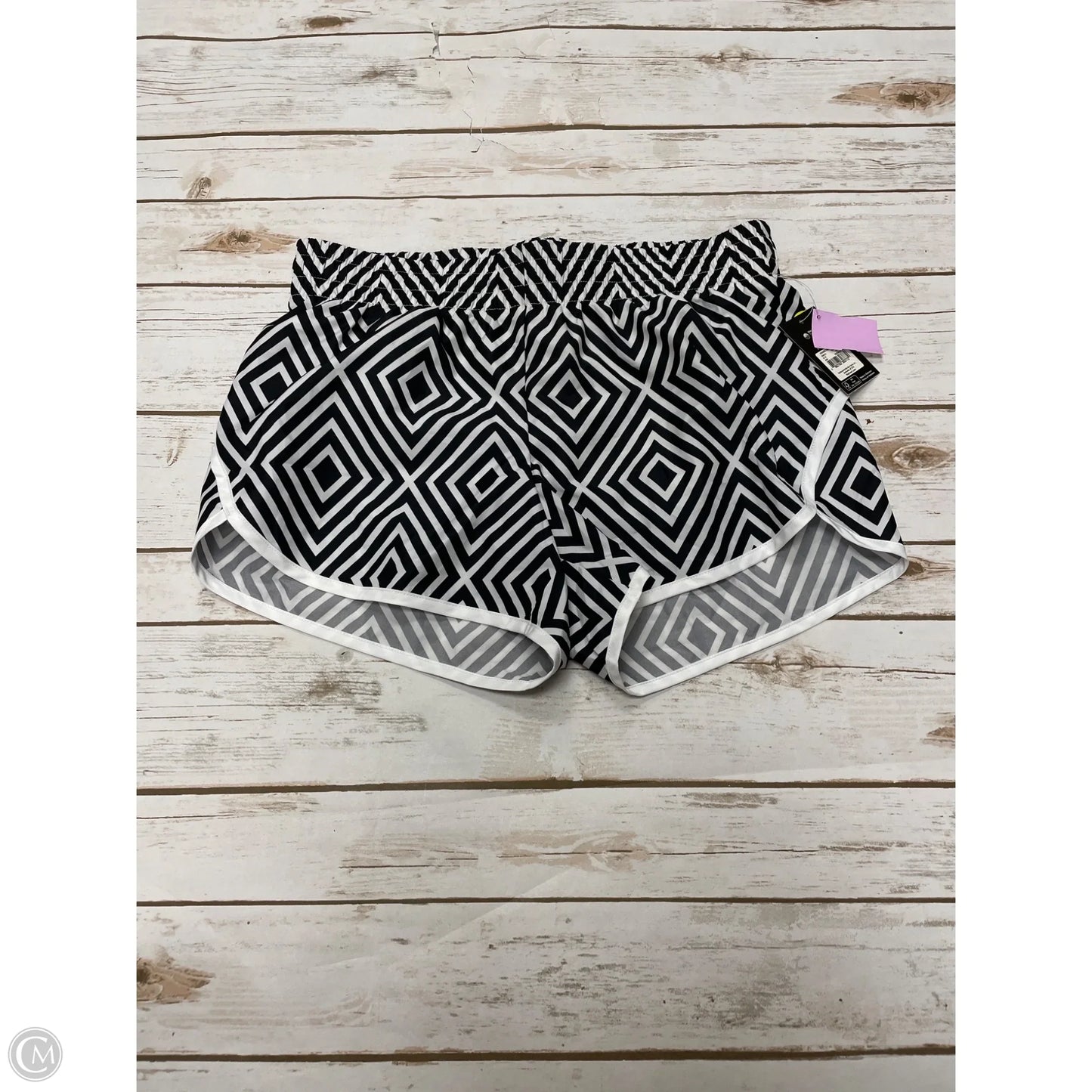 Athletic Shorts By Athletic Works In Black & White, Size: M