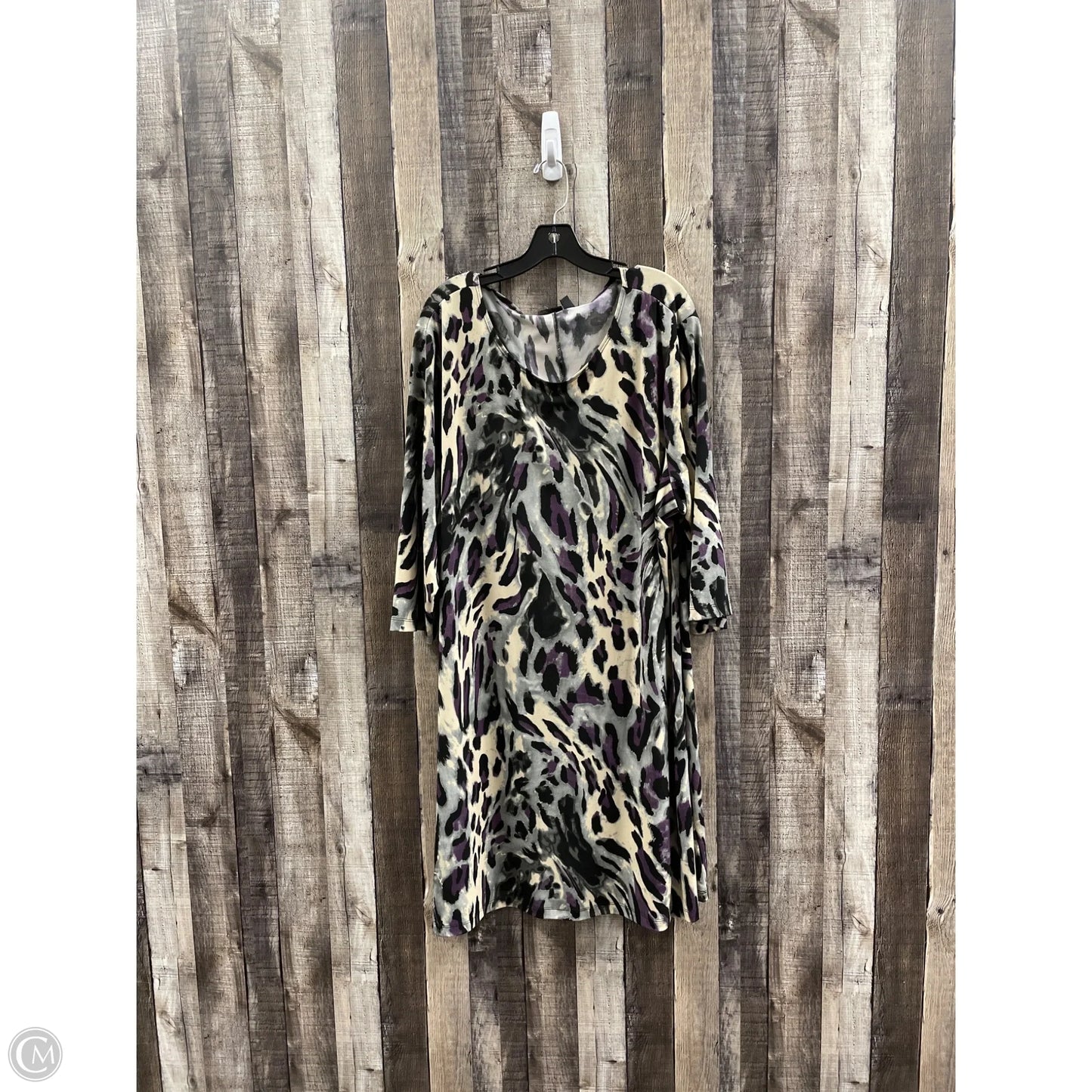 Dress Casual Midi By Cme In Multi-colored, Size: 3x