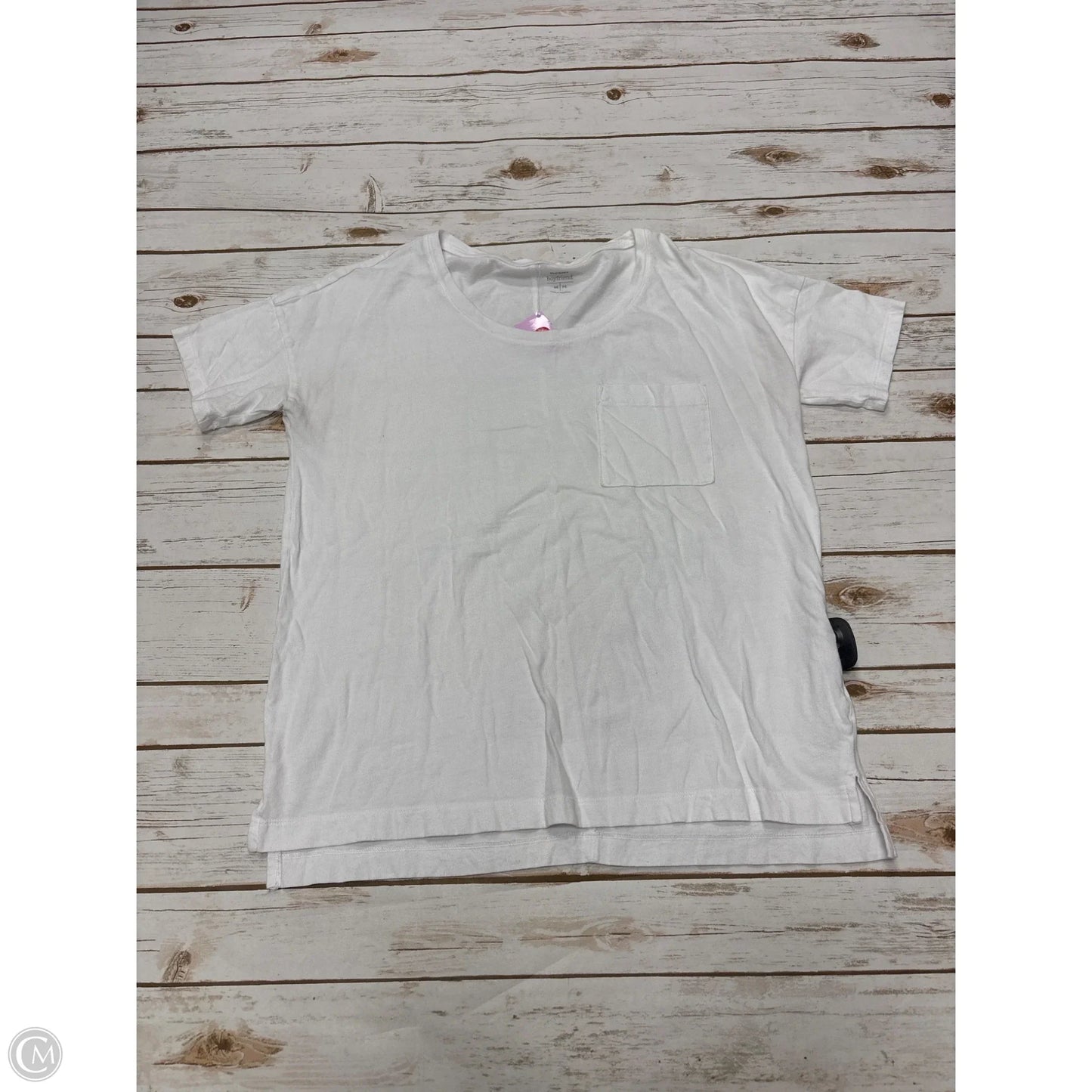 Top Short Sleeve Basic By Old Navy In White, Size: M