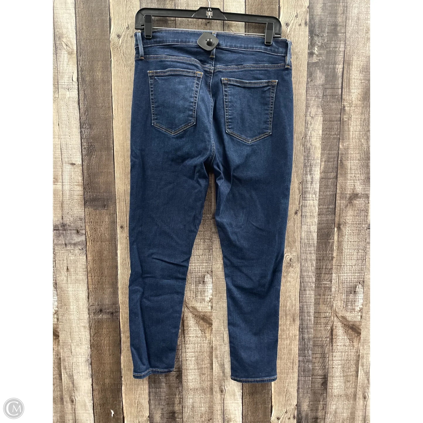 Jeans Skinny By Loft In Blue Denim, Size: 10
