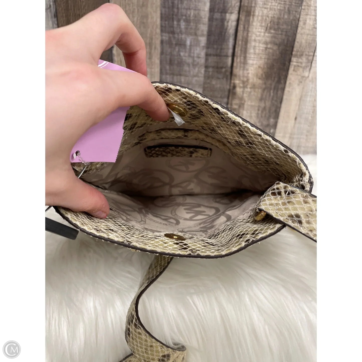 Crossbody Designer By Michael Kors, Size: Medium