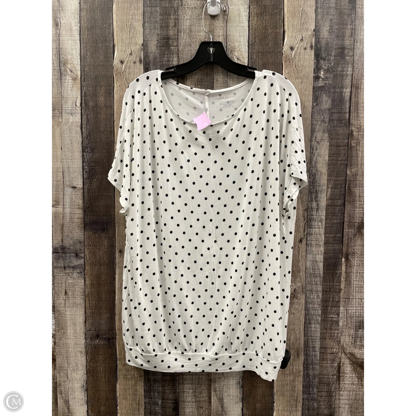 Top Sleeveless By Lane Bryant In Polkadot Pattern, Size: L