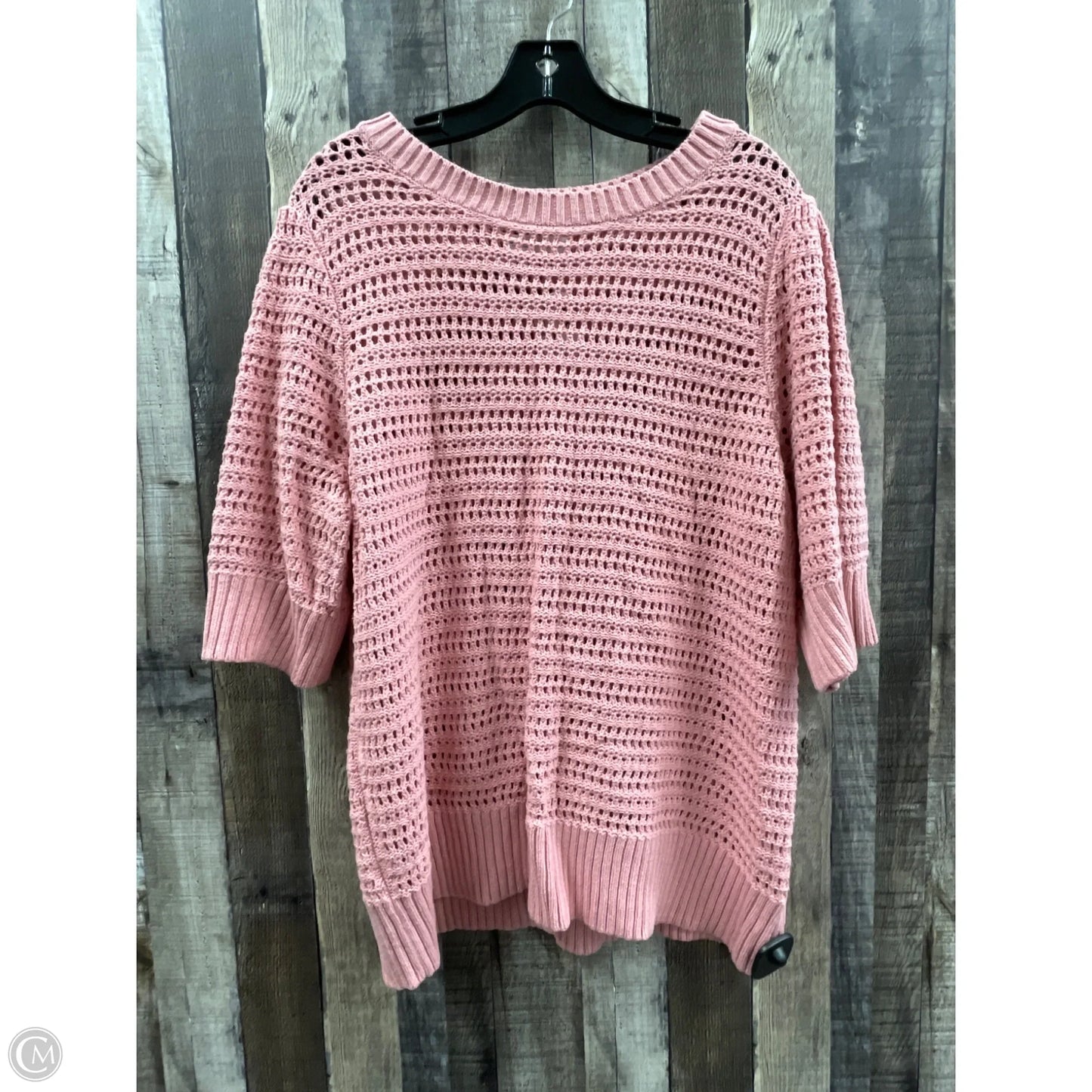Sweater By Sonoma In Pink, Size: 1x