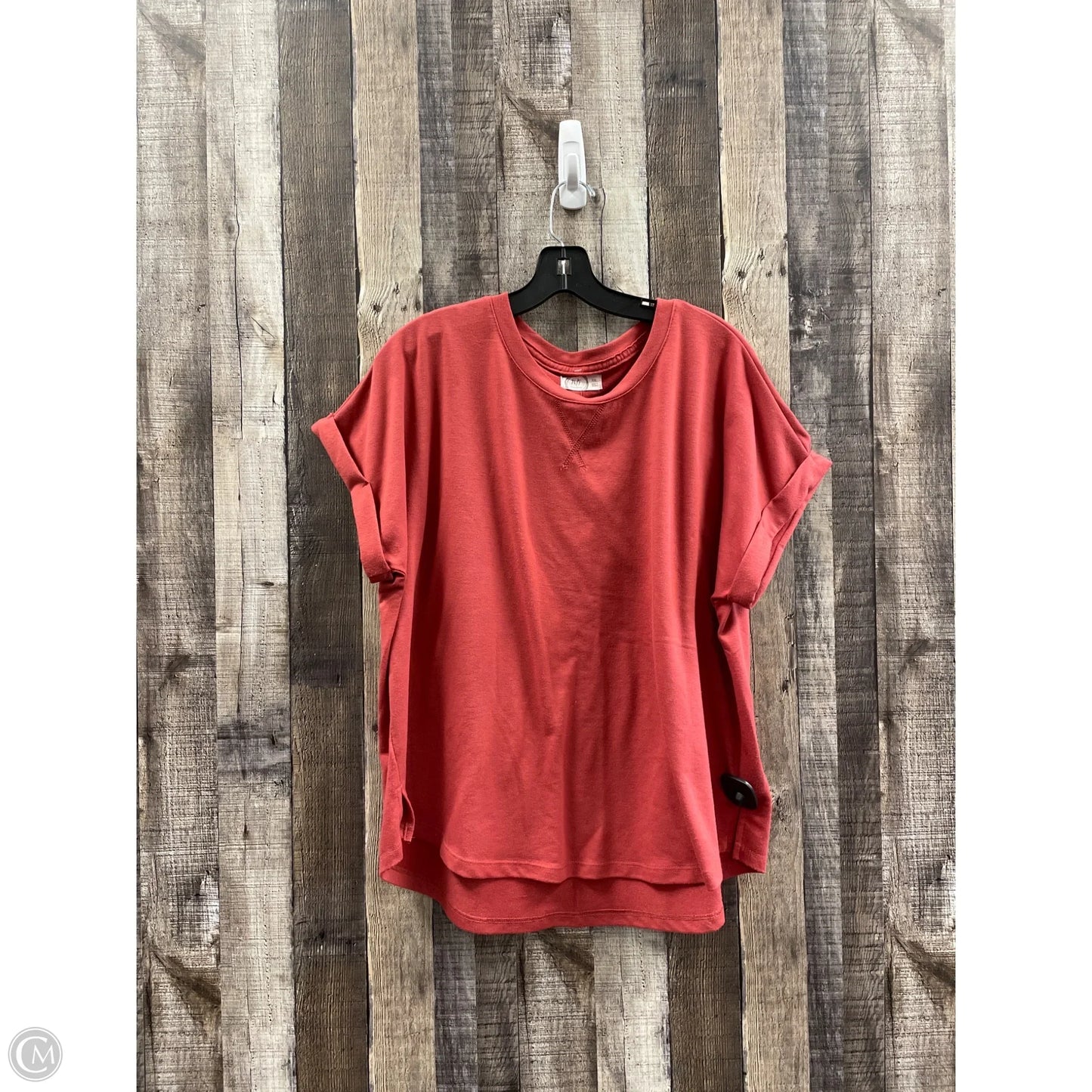 Top Short Sleeve By Maurices In Red, Size: Xxl
