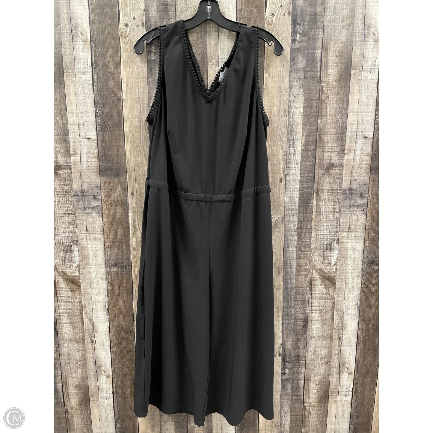 Jumpsuit By Carolina Belle In Black, Size: 1x