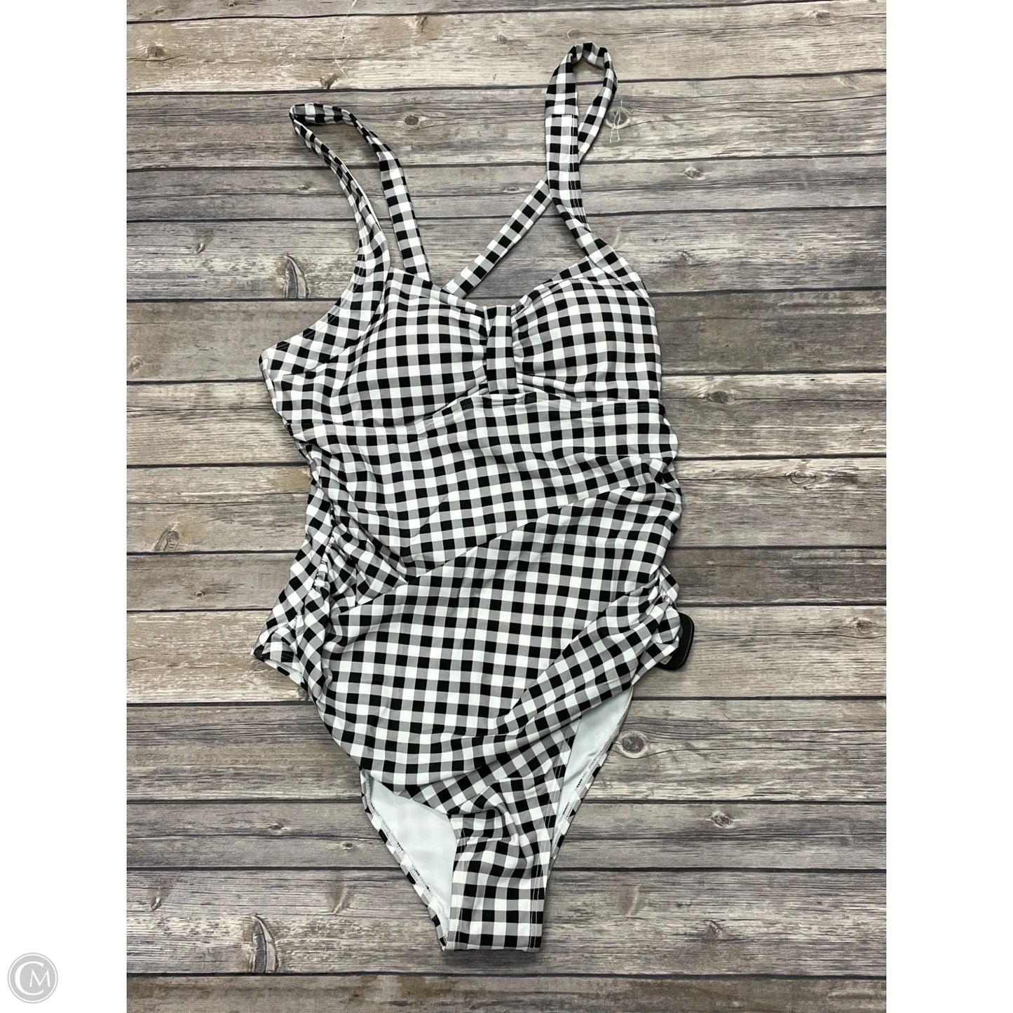 Swimsuit By Cupshe In Checkered Pattern, Size: L