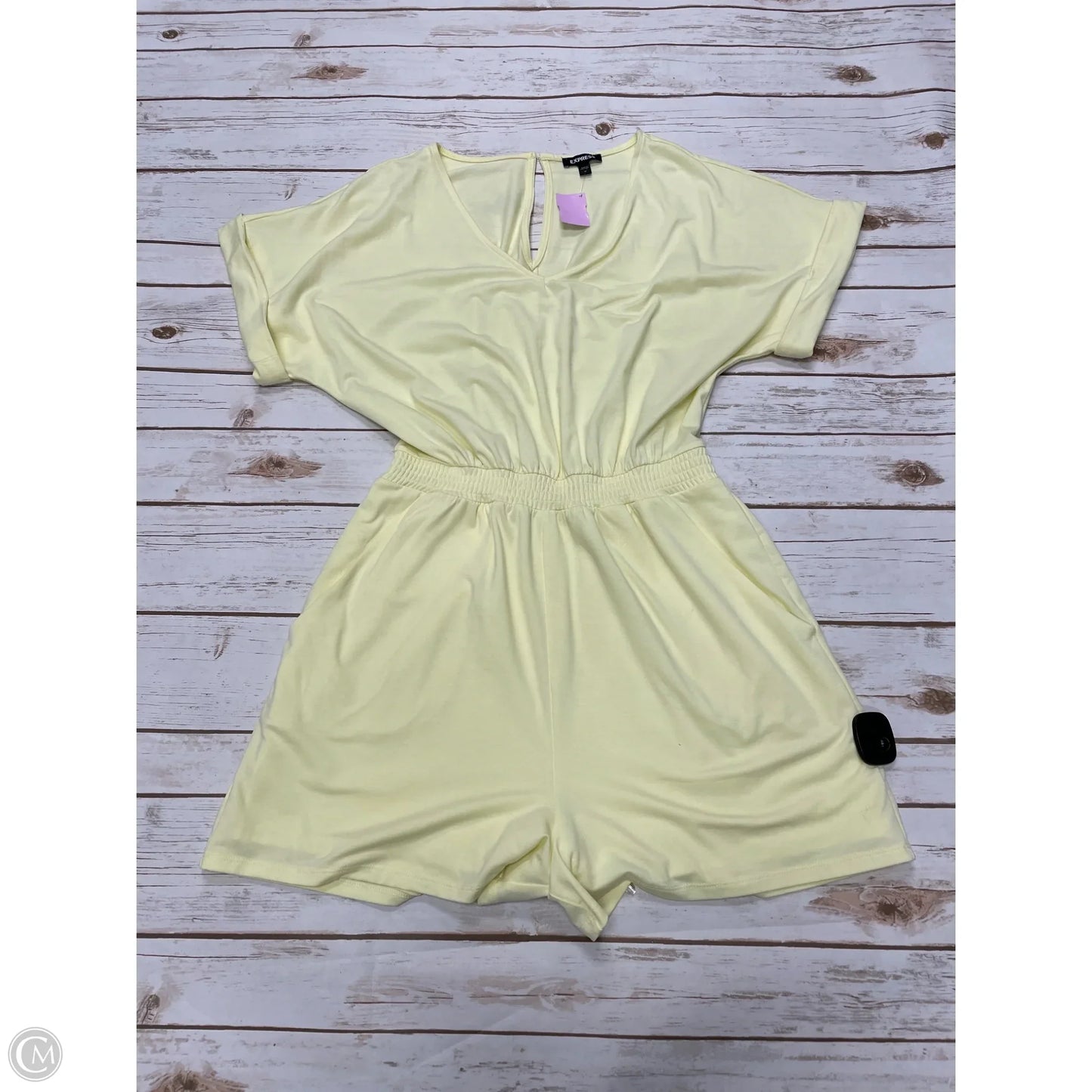 Romper By Express In Yellow, Size: M