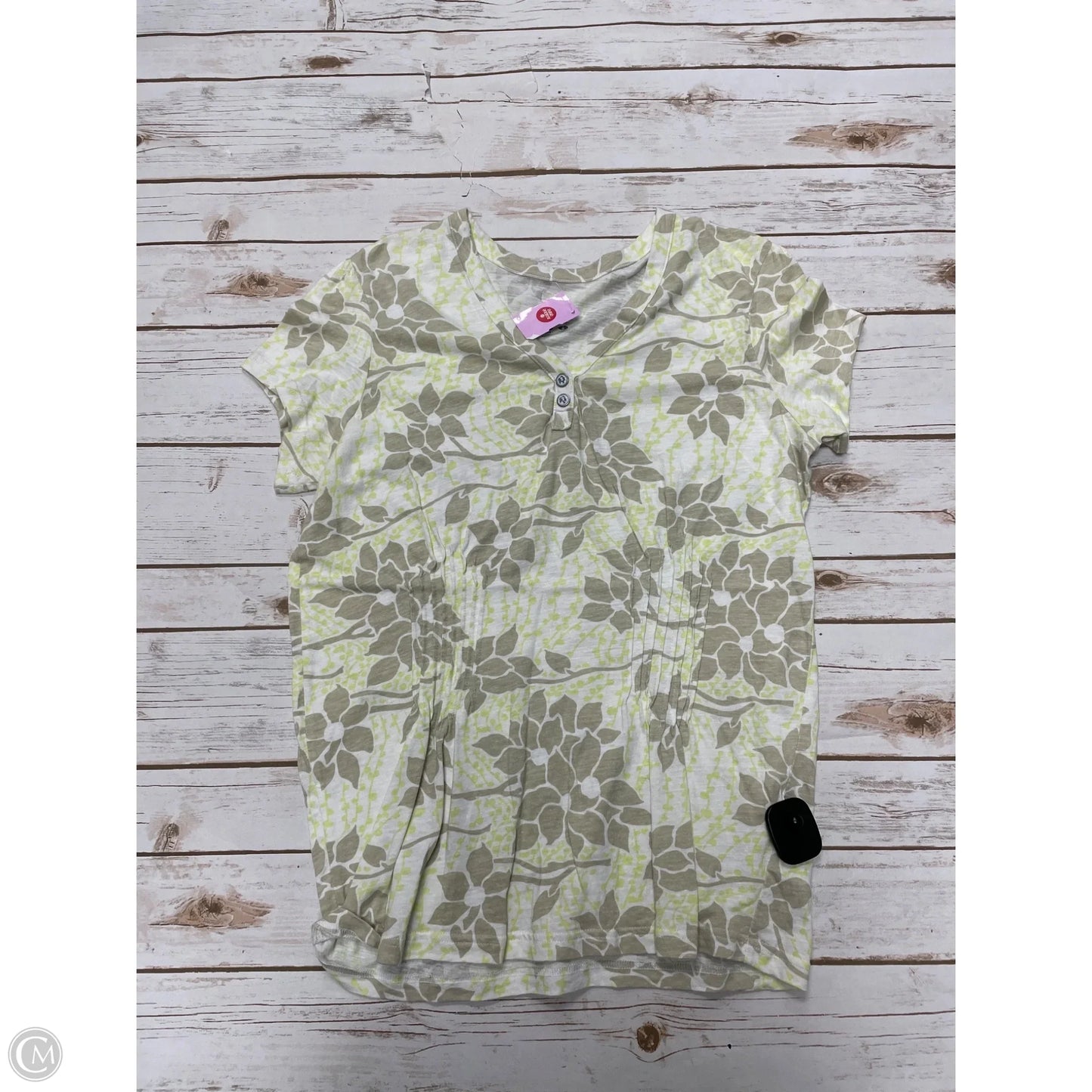 Top Short Sleeve By Columbia In Multi-colored, Size: L