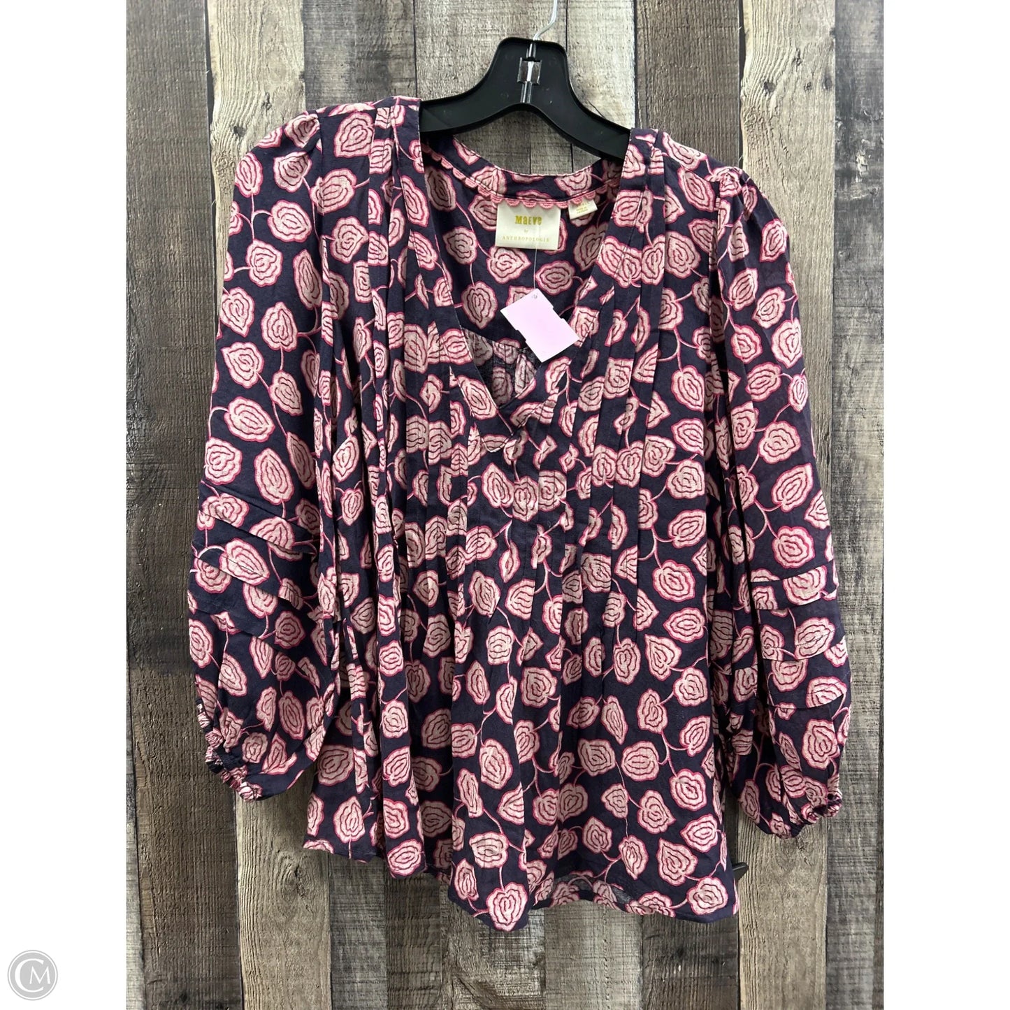 Top Long Sleeve By Maeve In Purple, Size: Xs