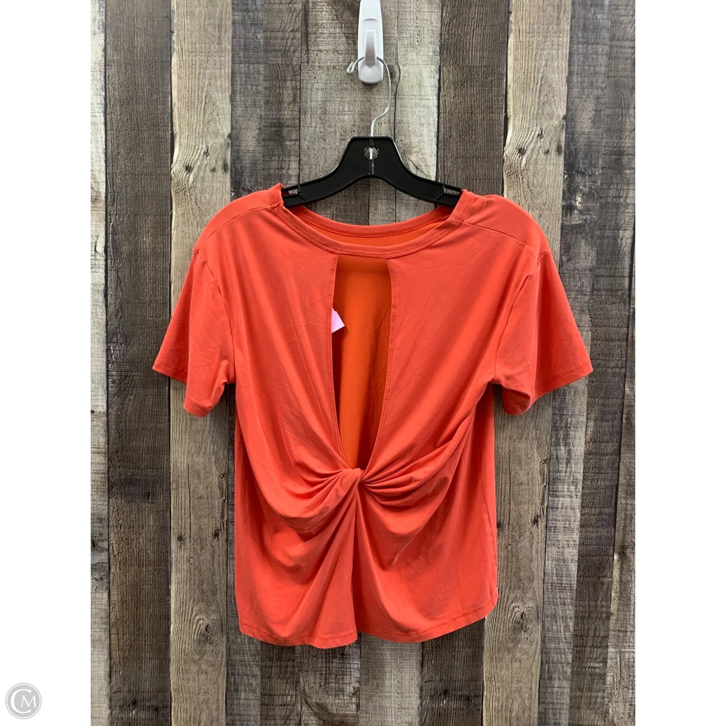 Athletic Top Short Sleeve By Joy Lab In Orange, Size: S