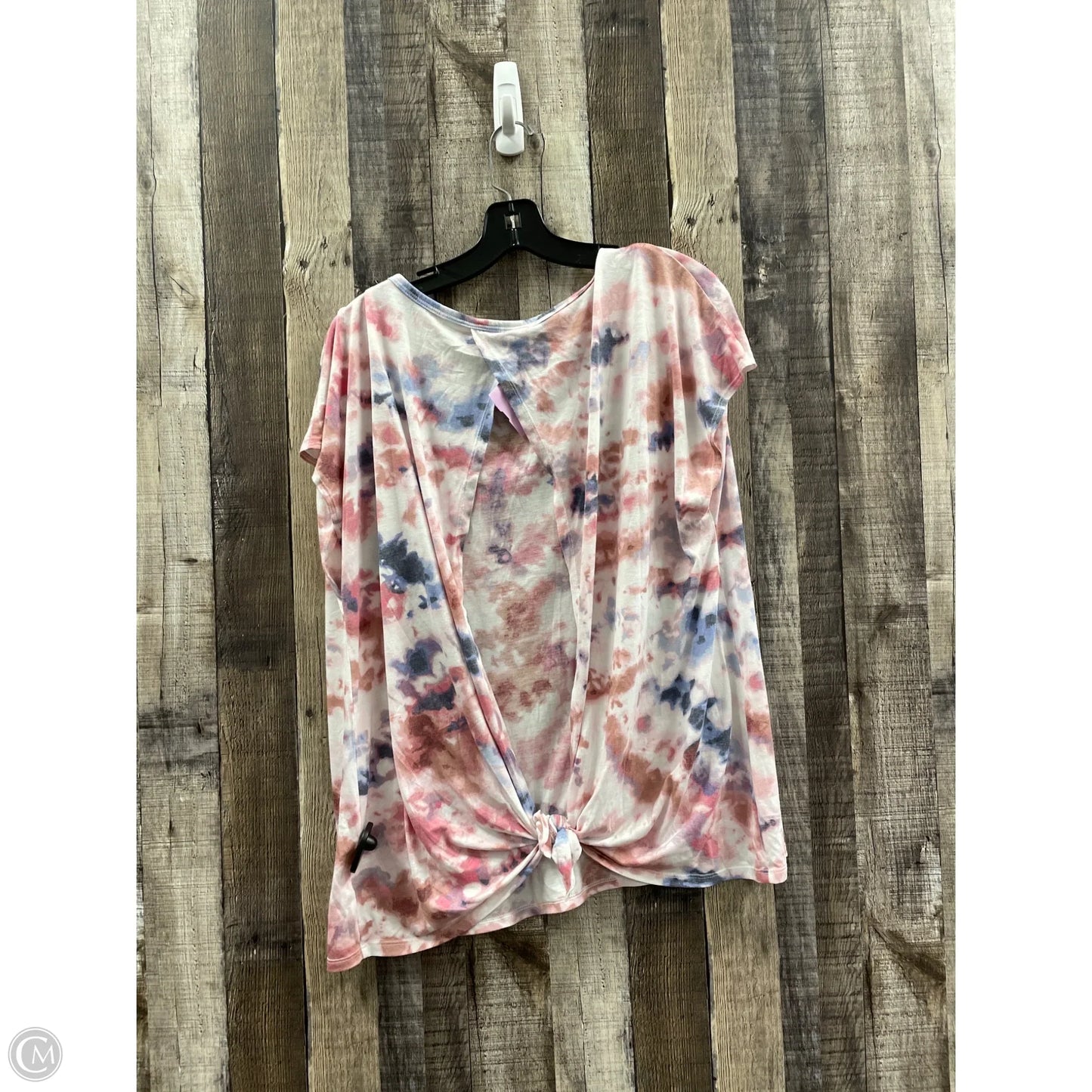 Athletic Top Short Sleeve By Old Navy In Tie Dye Print, Size: Xl