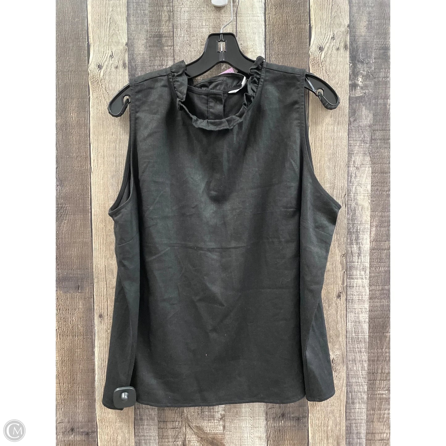 Top Sleeveless By Ophelia Roe In Black, Size: Xl
