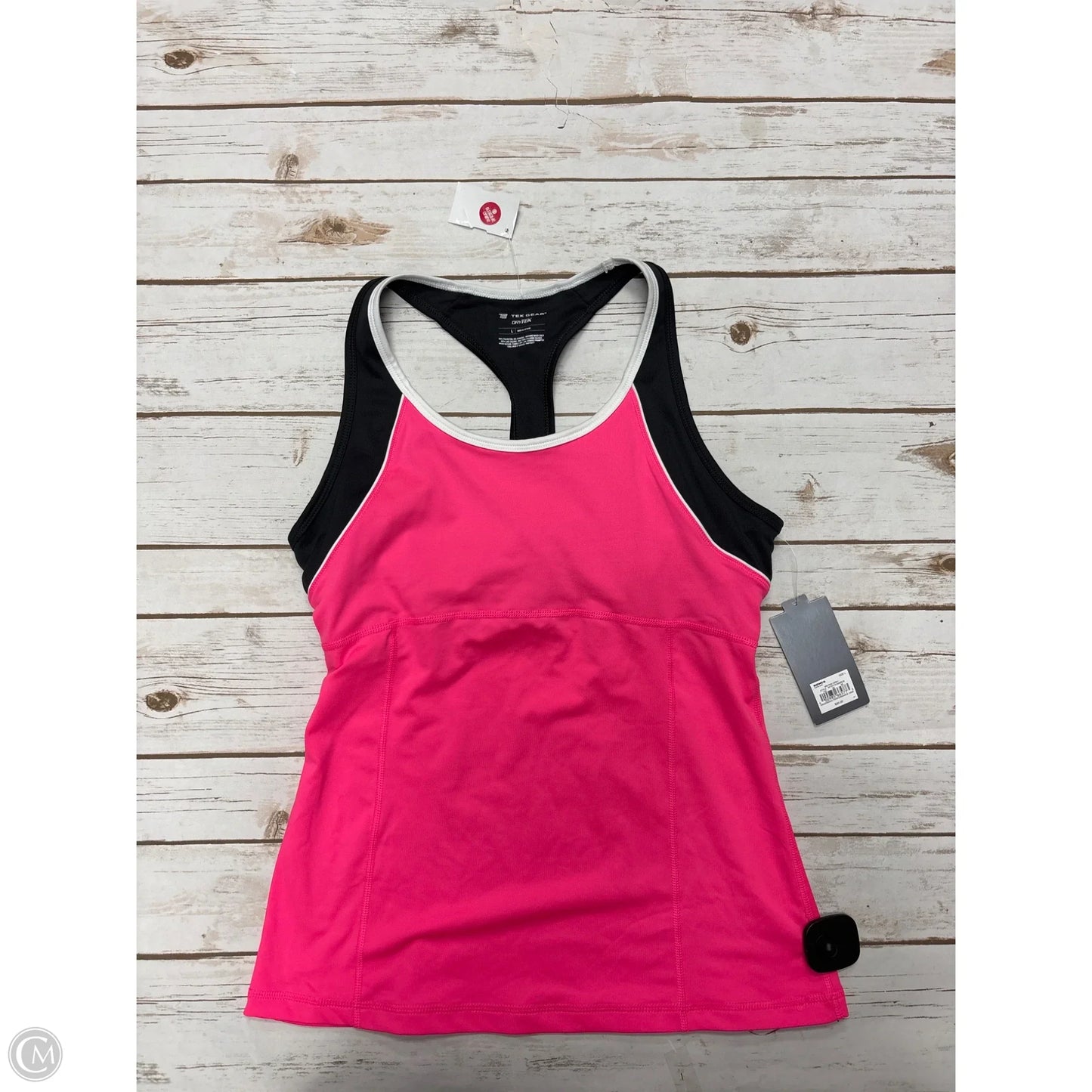 Athletic Tank Top By Tek Gear In Pink, Size: L
