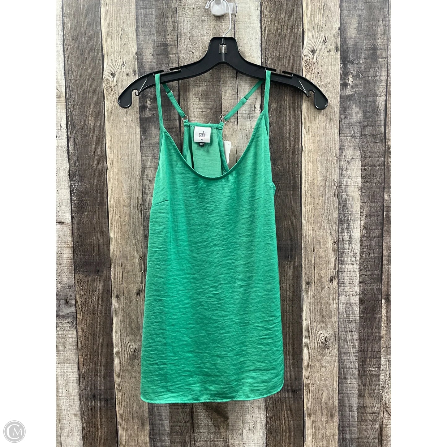 Top Sleeveless By Cabi In Green, Size: Xs