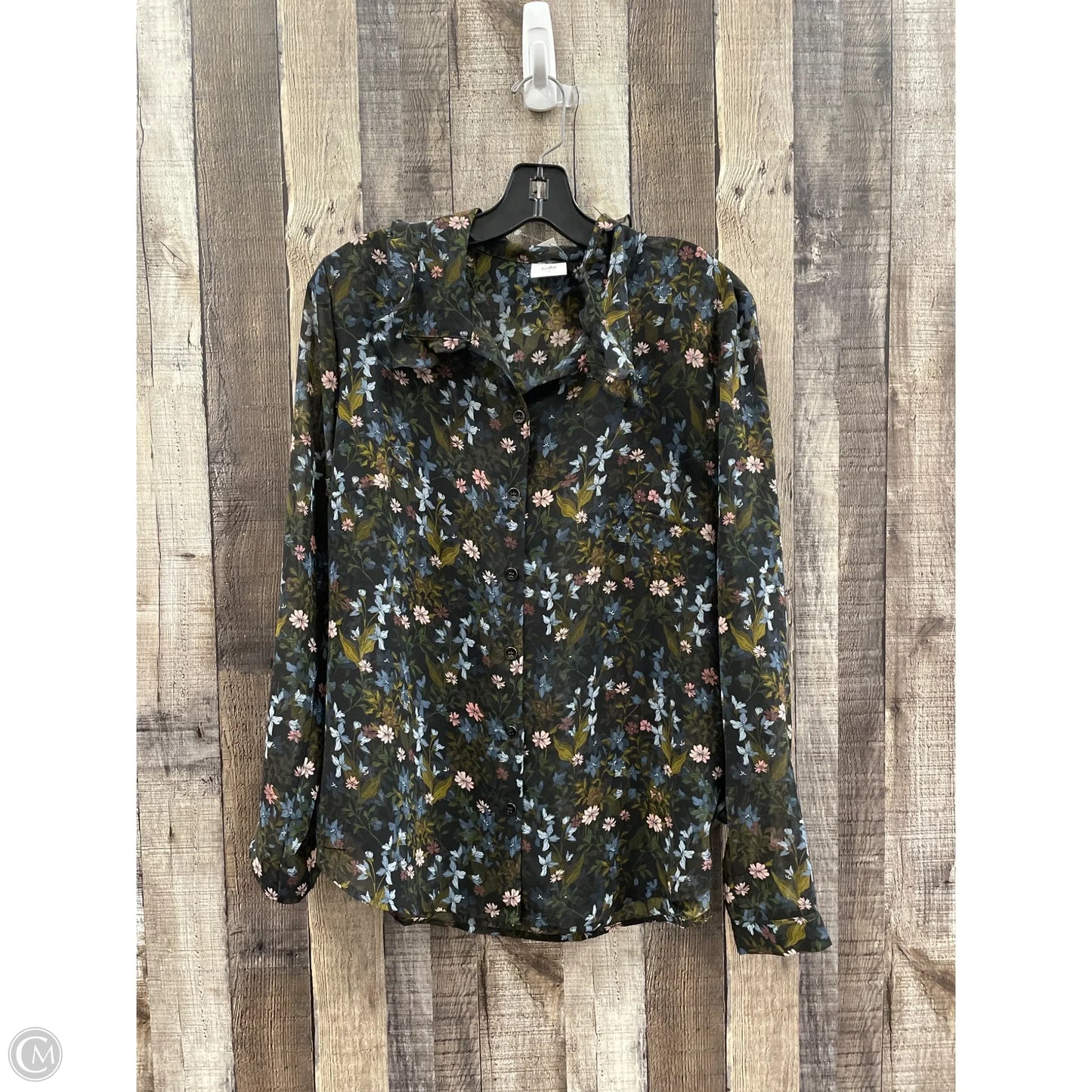 Top Long Sleeve By Cabi In Multi-colored, Size: S