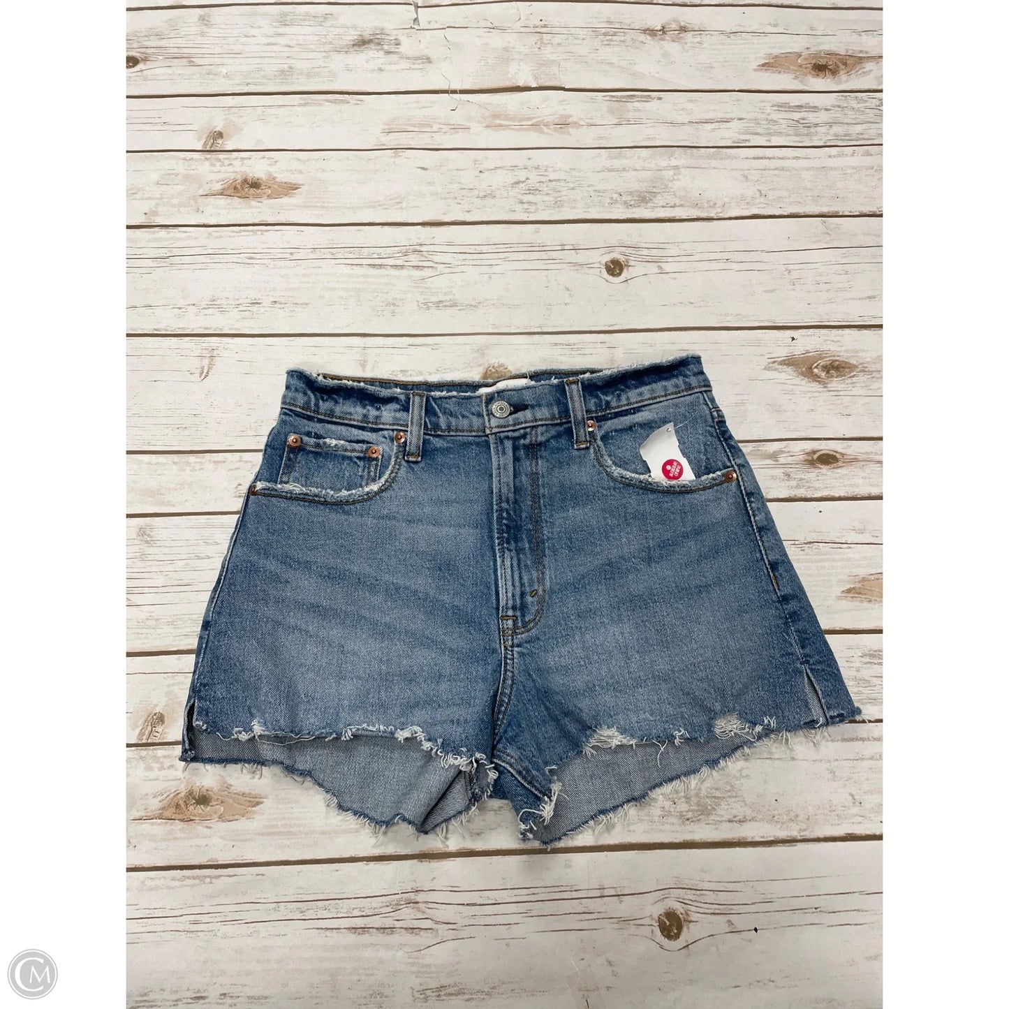 Shorts By Abercrombie And Fitch In Blue Denim, Size: 4