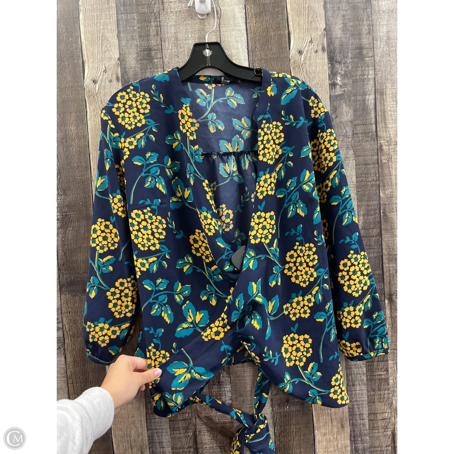 Top Long Sleeve By J. Crew In Navy, Size: Xs